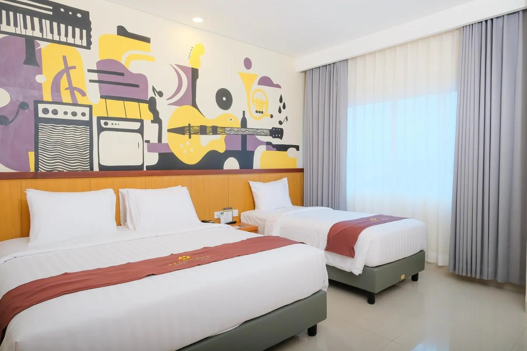 Bedroom, Bed in Azana Asia Hotel Cilacap