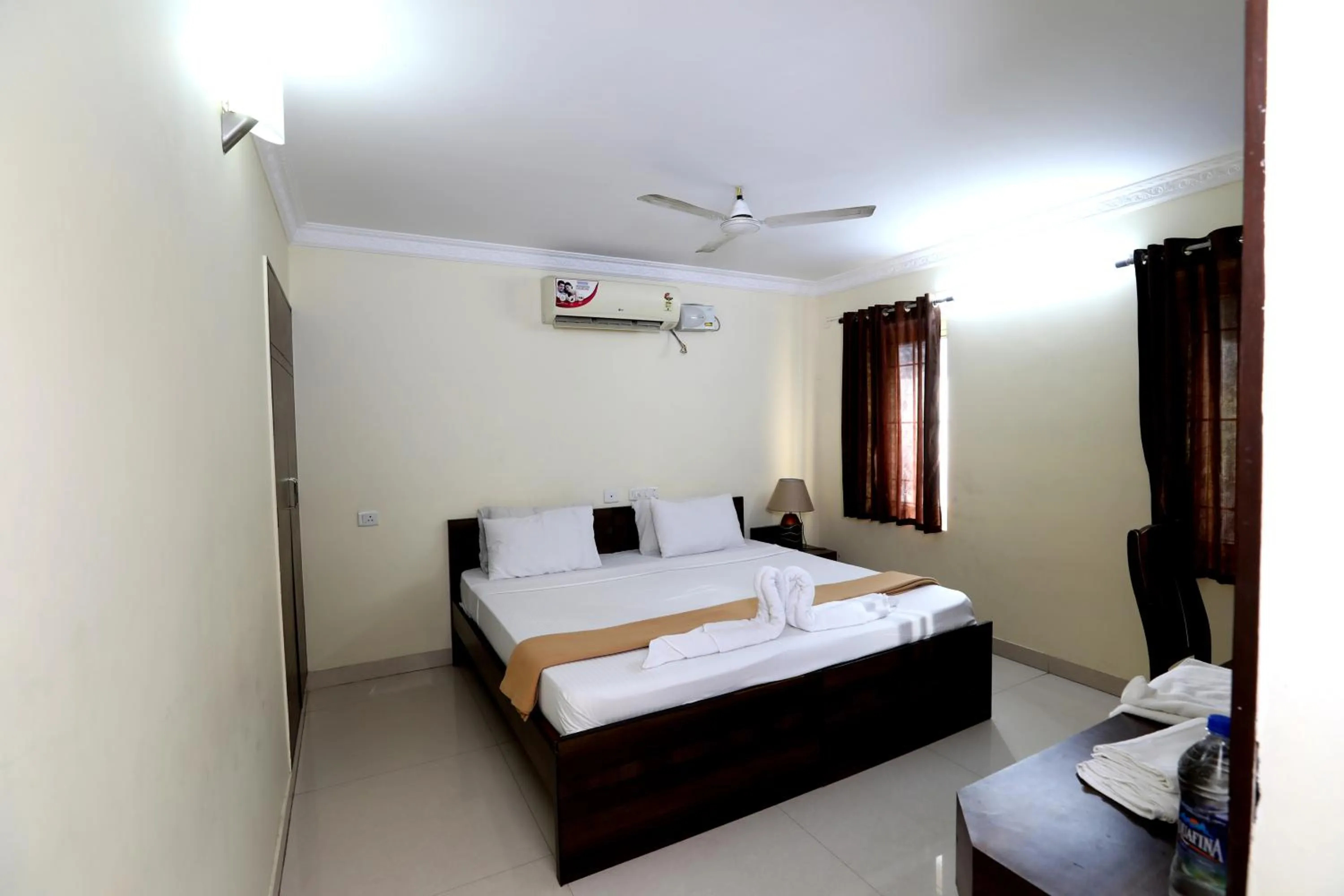 View (from property/room), Bed in Chetinaad Courtyard Gandhipuram by Centre Park