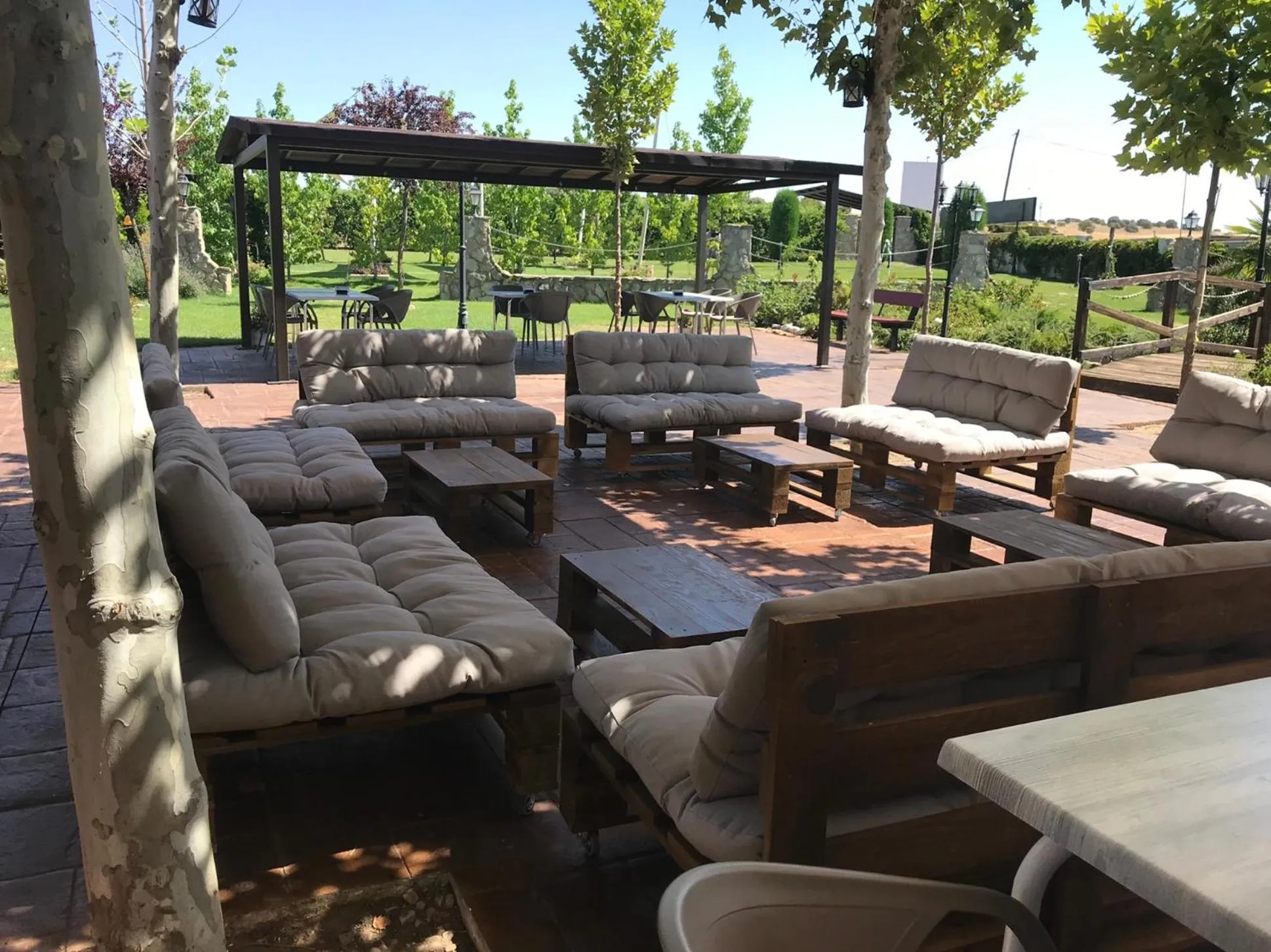 Garden in Hotel Mozárbez Salamanca