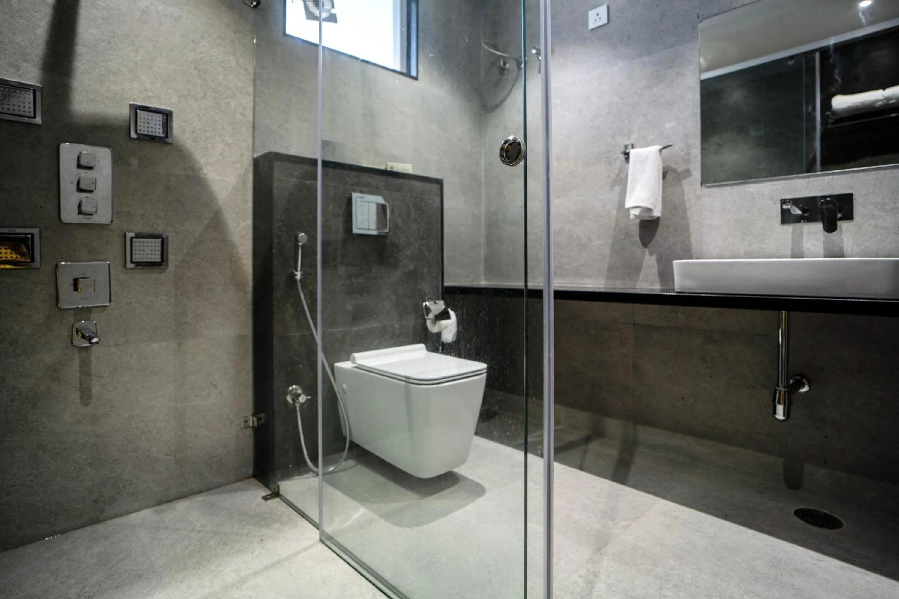 Bathroom in THE MANGAL VIEW RESIDENCY - A Luxury Boutique Business Hotel
