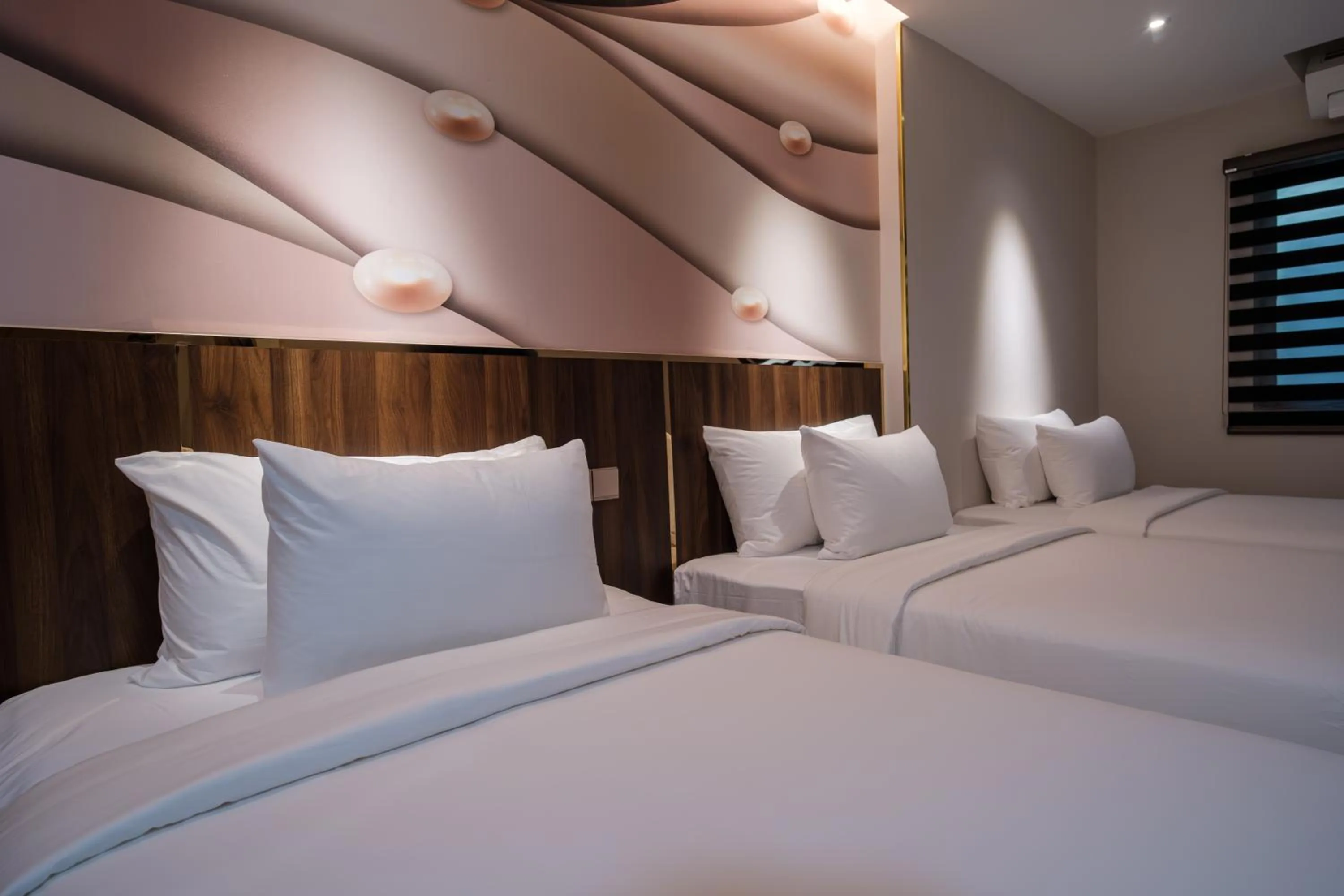 Bed in Dai Nam Boutique Hotel