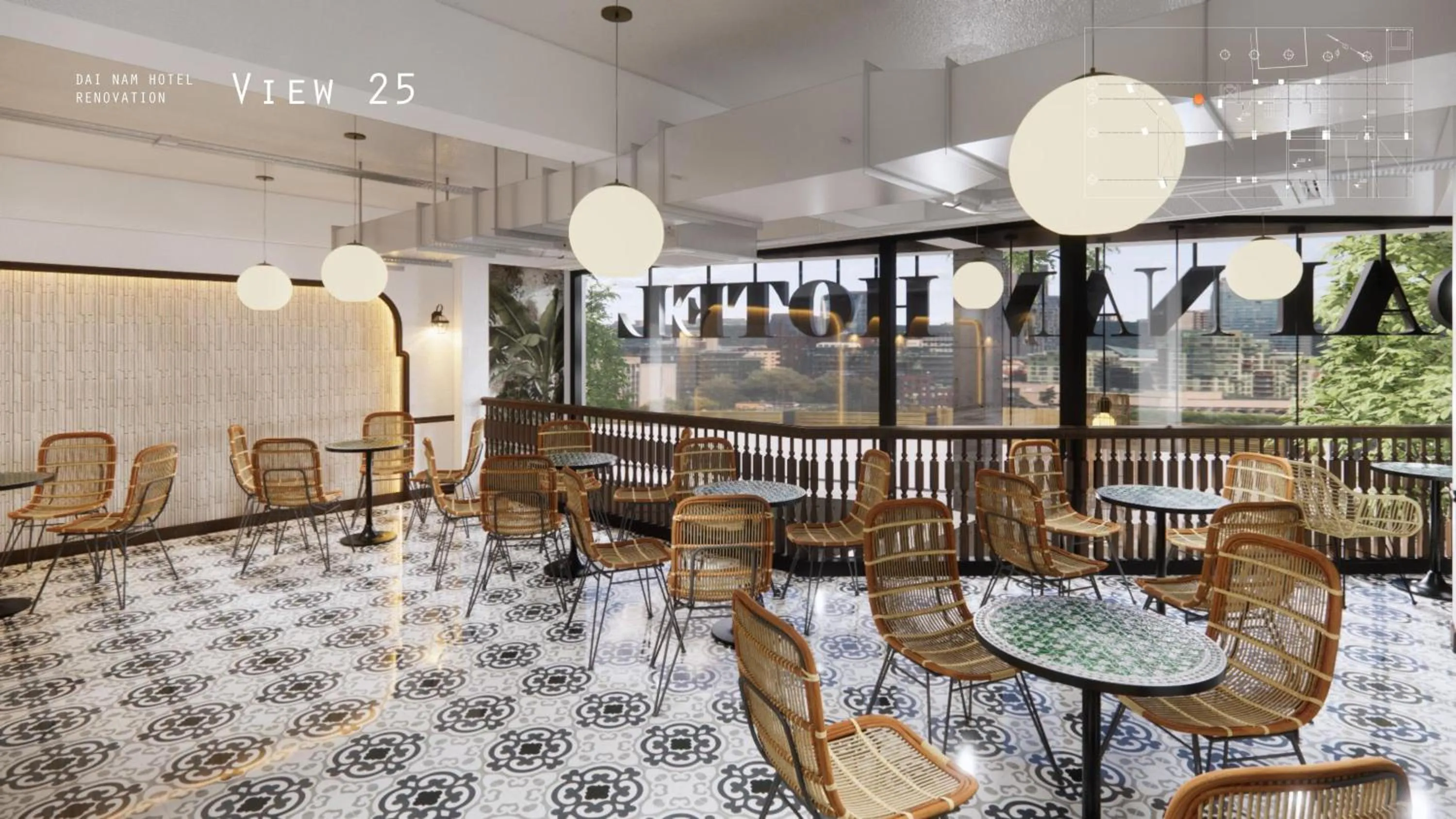 Restaurant/places to eat in Dai Nam Boutique Hotel