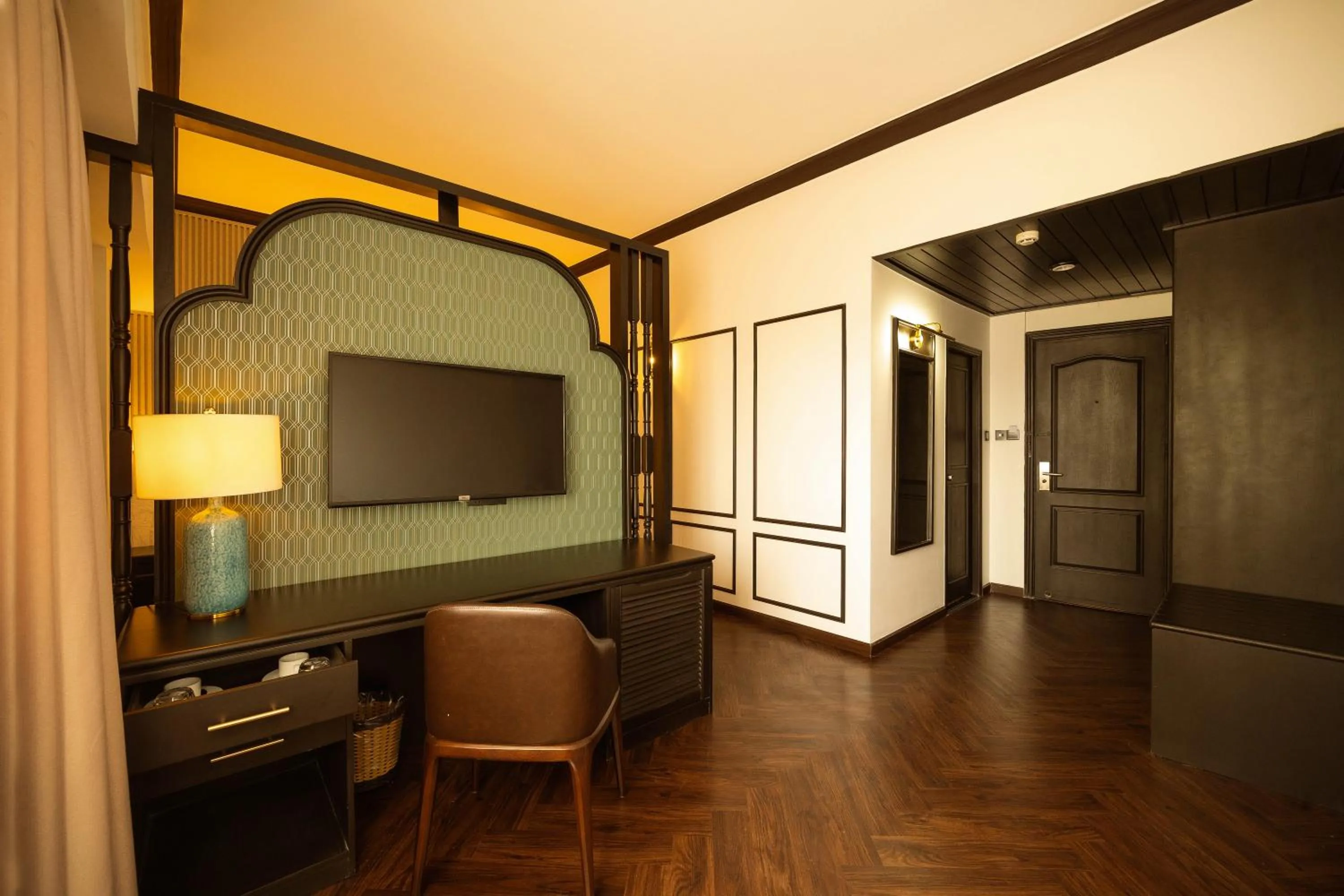 Seating area in Dai Nam Boutique Hotel