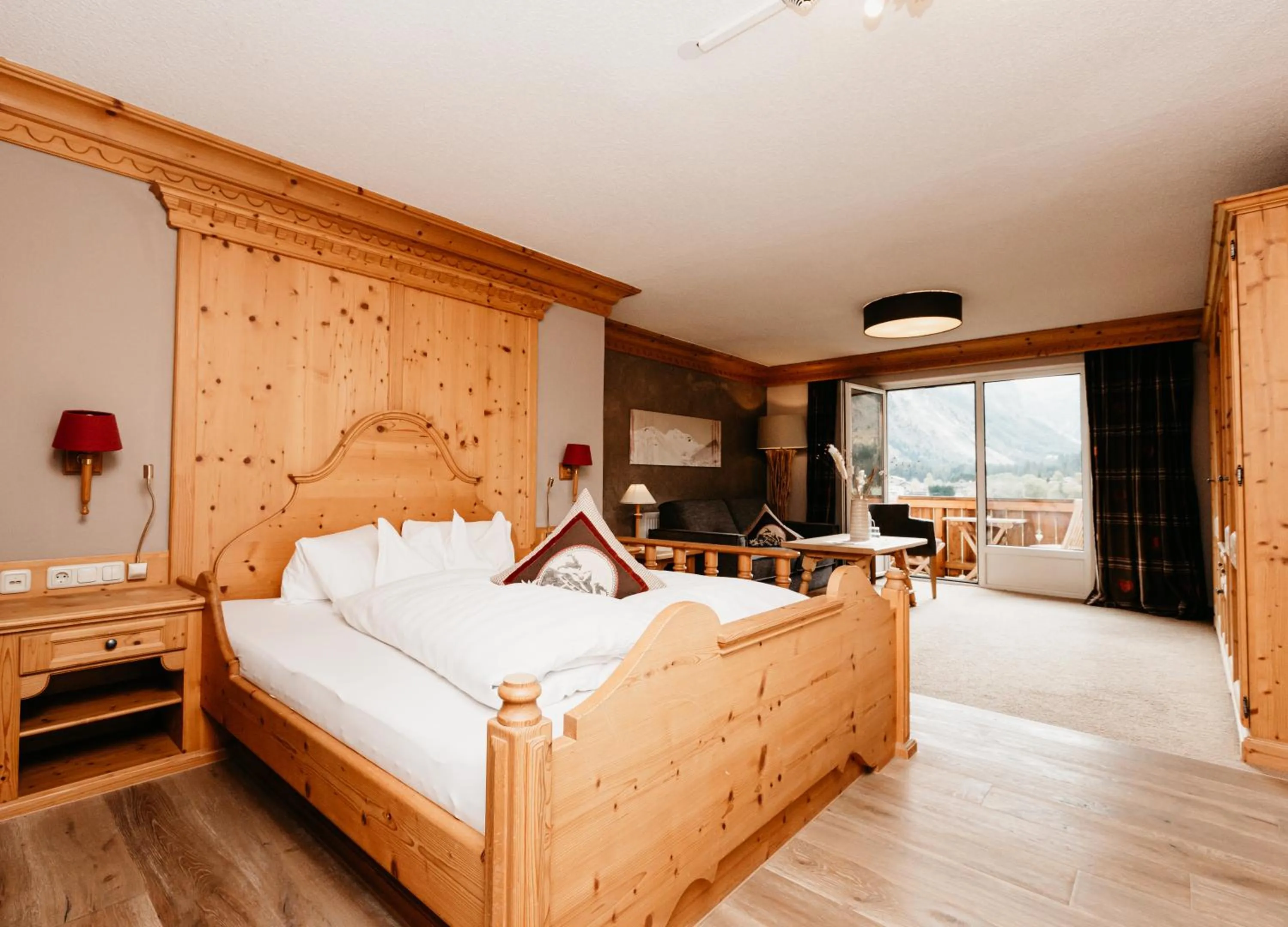 Bed in Hotel Hohenfels