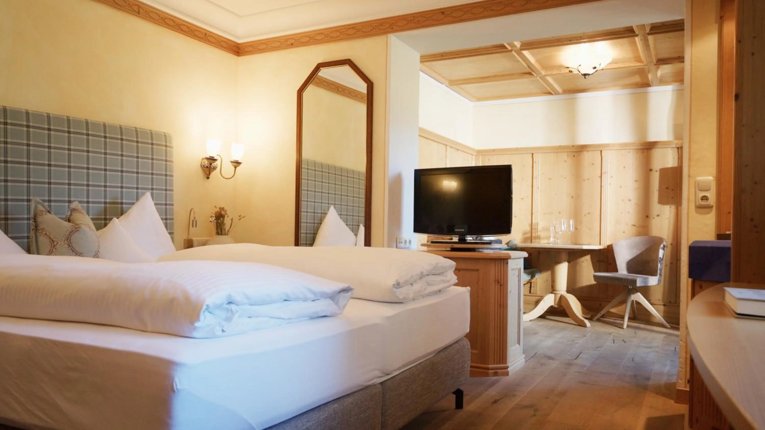 Bed in Hotel Hohenfels