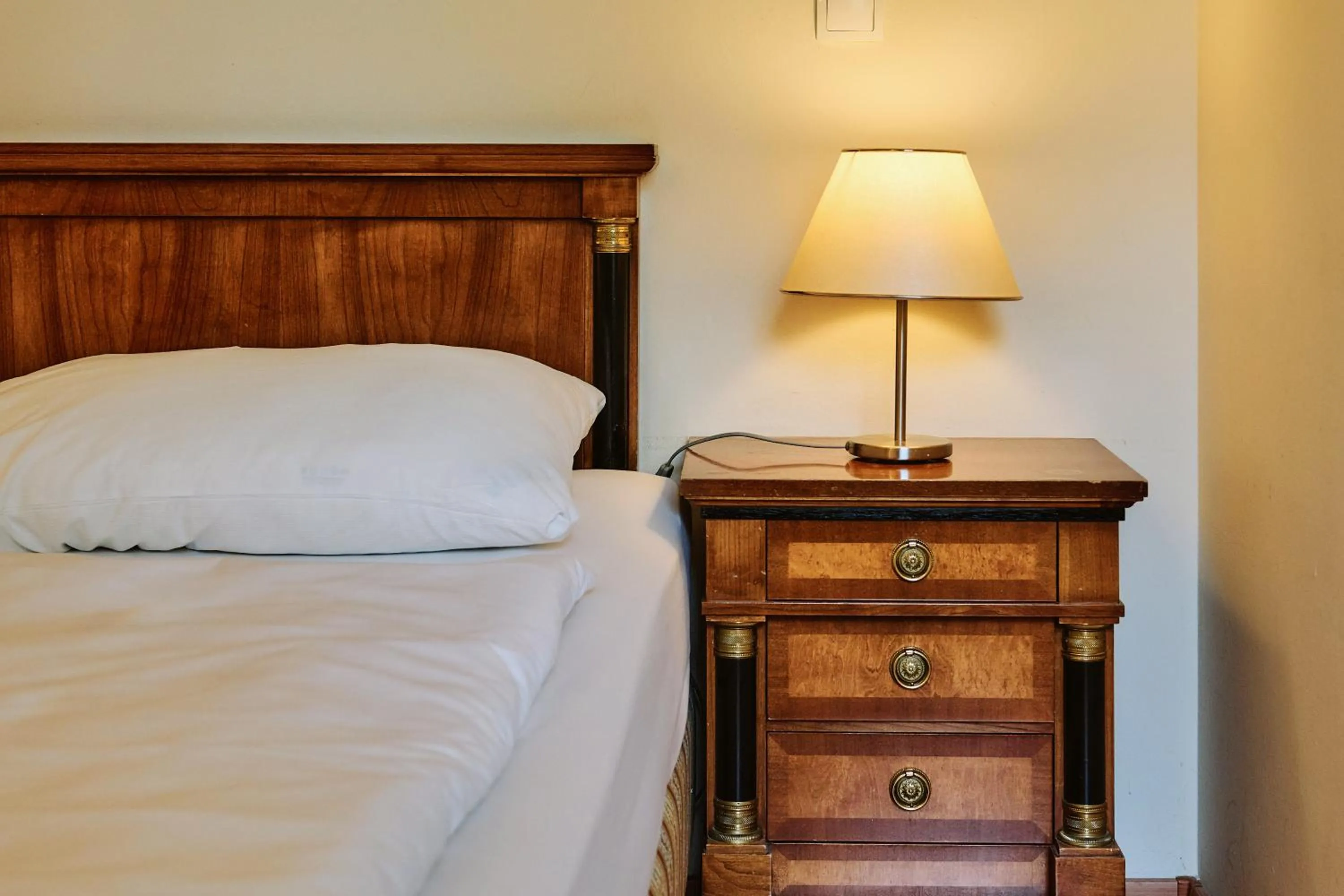 Decorative detail, Bed in Hotel Deutschmeister