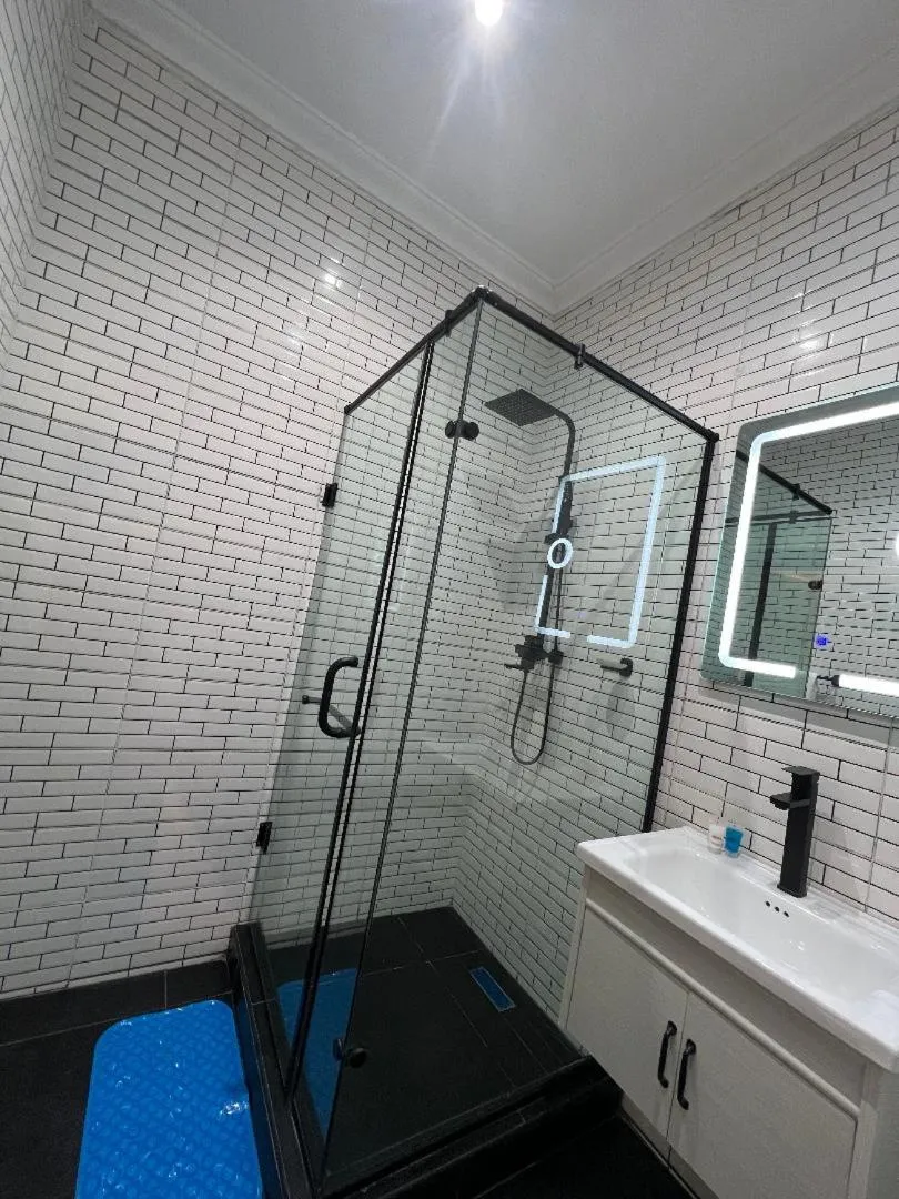 Shower in Bricks Residence