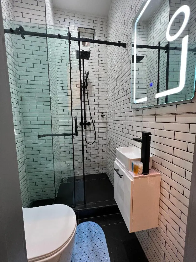 Shower in Bricks Residence