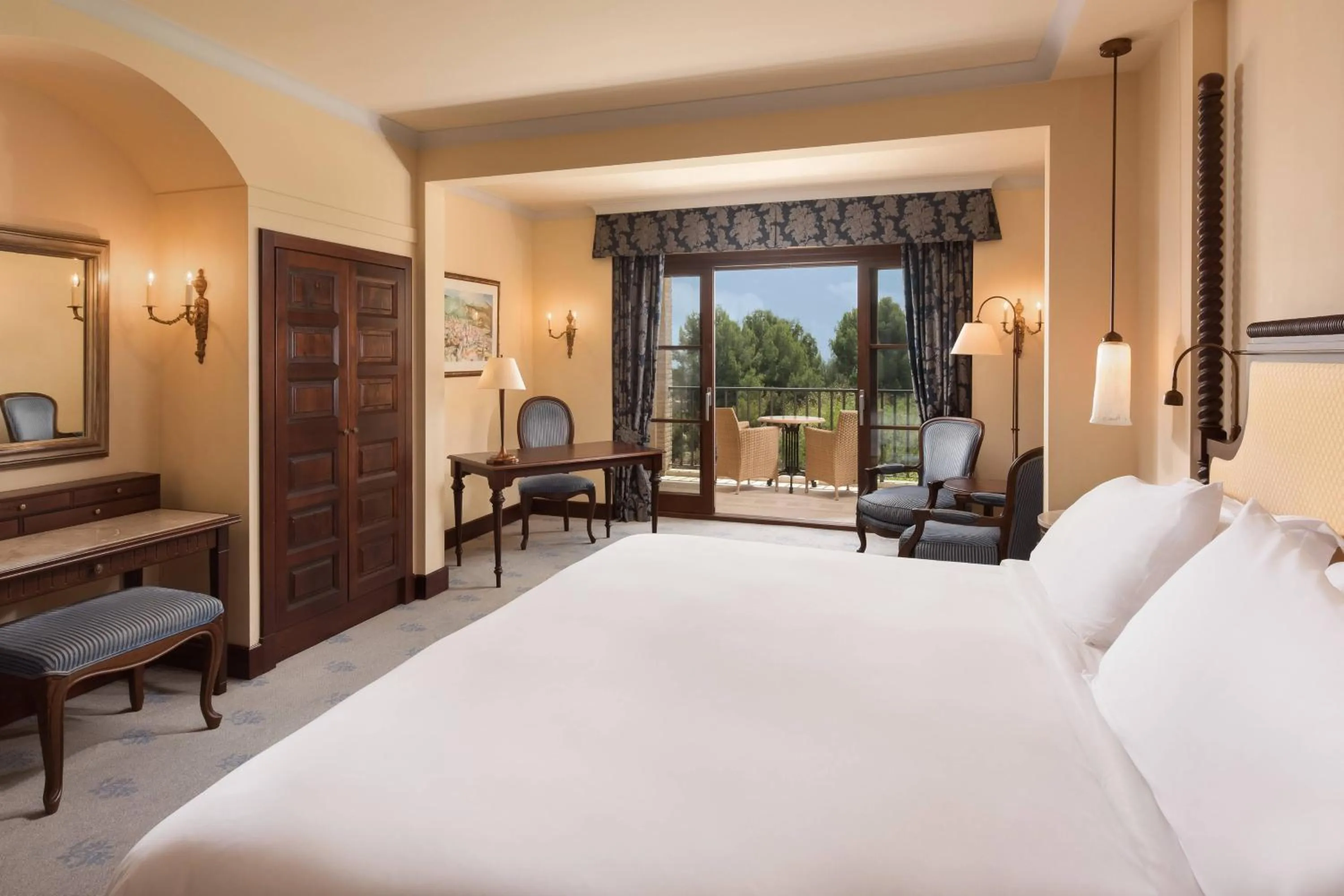 Photo of the whole room, Bed in Castillo Hotel Son Vida, a Luxury Collection Hotel, Mallorca