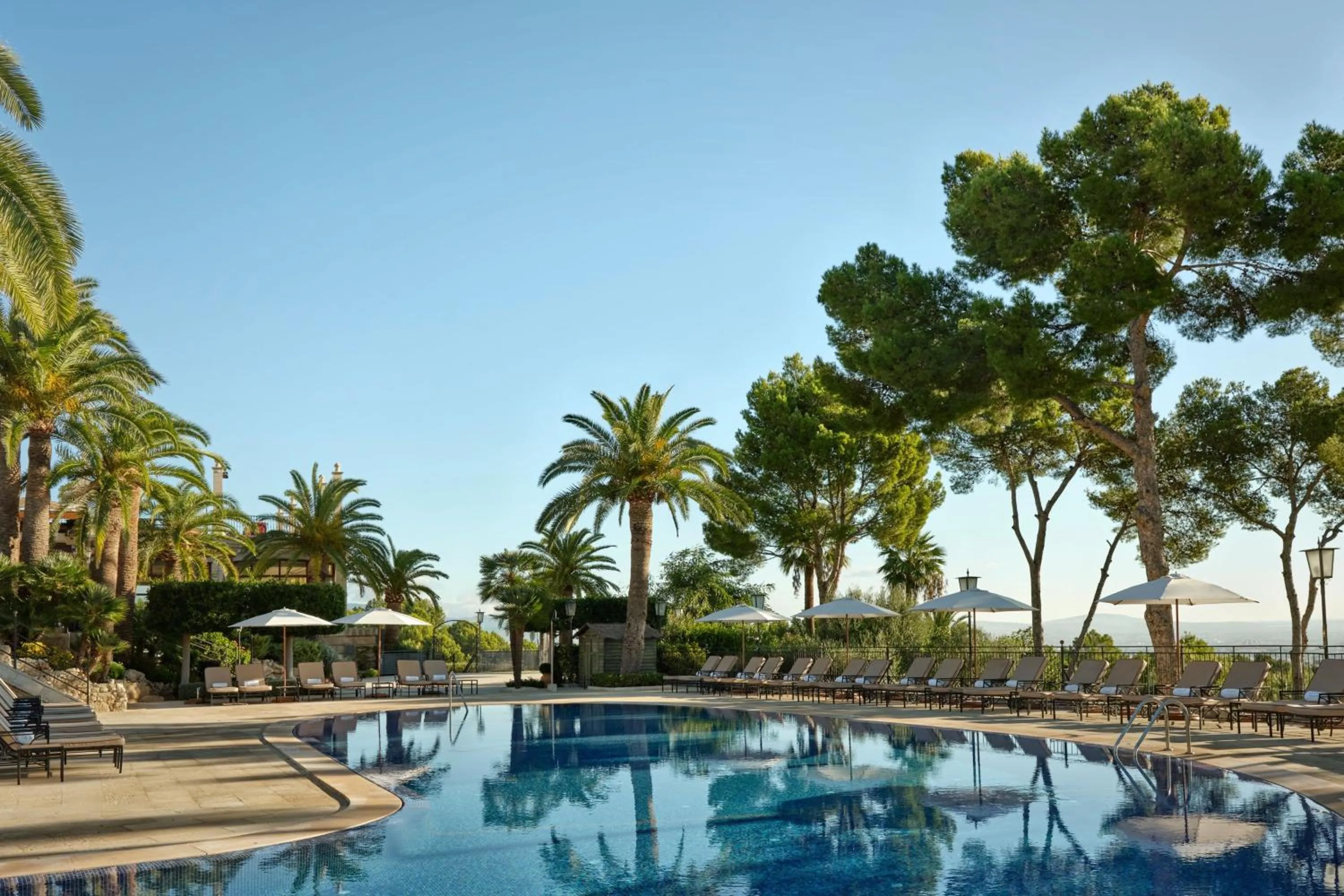 Swimming pool in Castillo Hotel Son Vida, a Luxury Collection Hotel, Mallorca