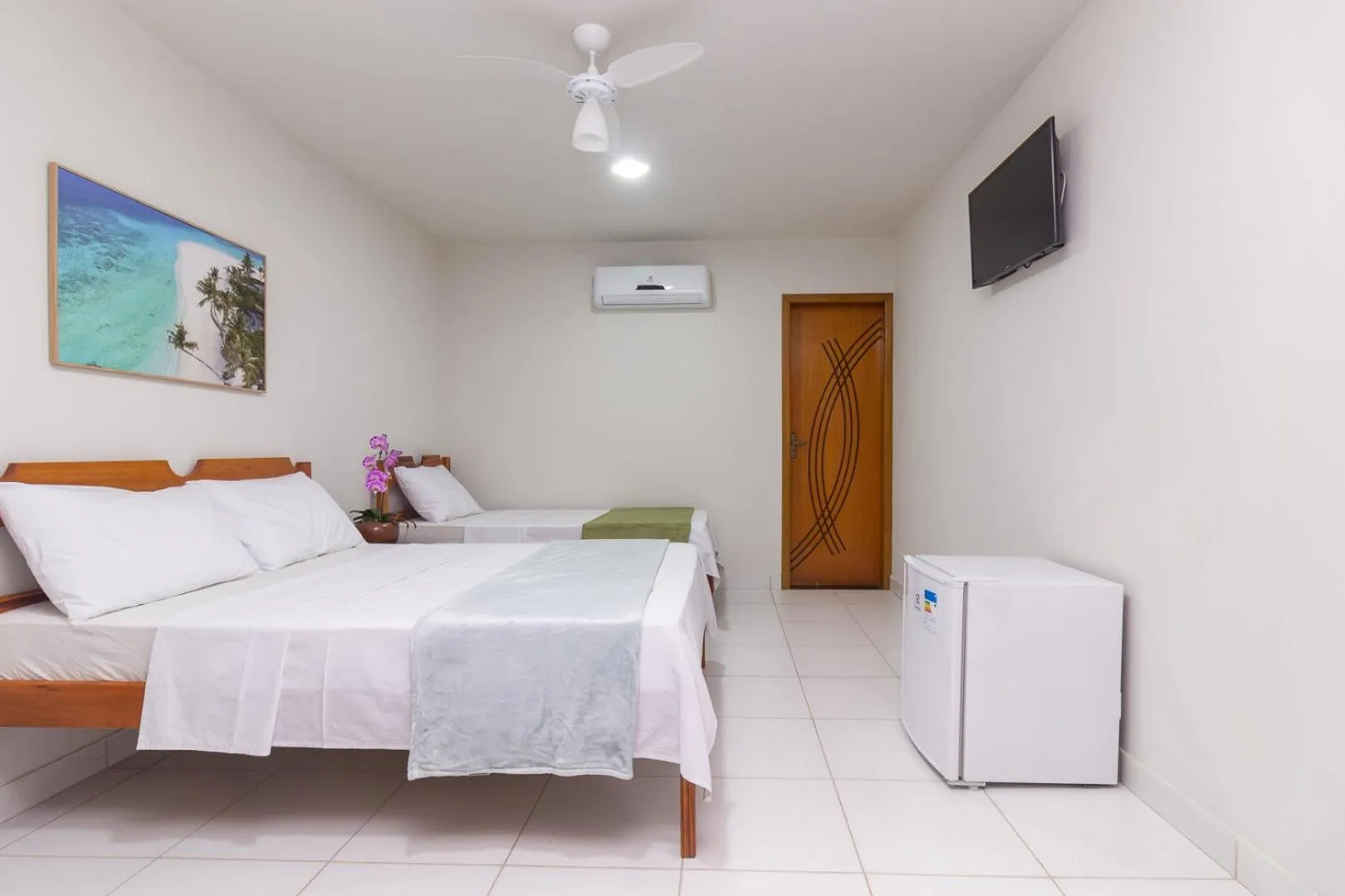 Bed in Pousada Lagoa Azul