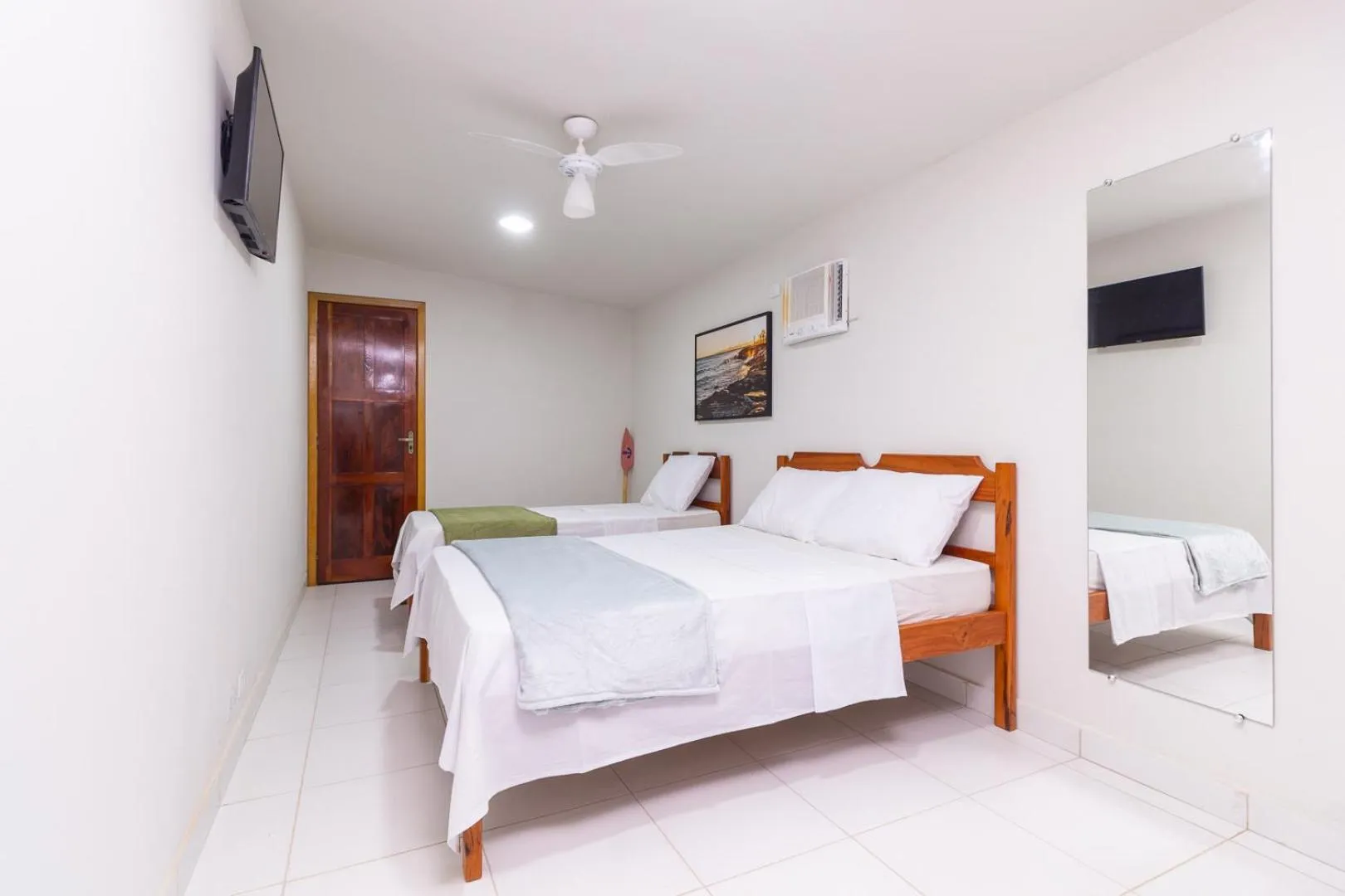 Bed in Pousada Lagoa Azul