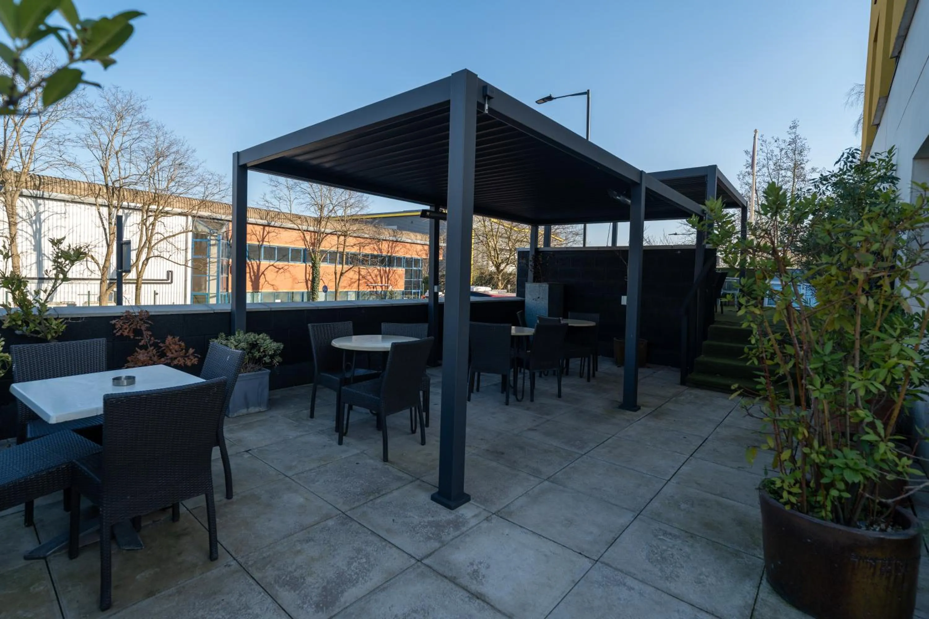 Patio in Abbey Point Hotel