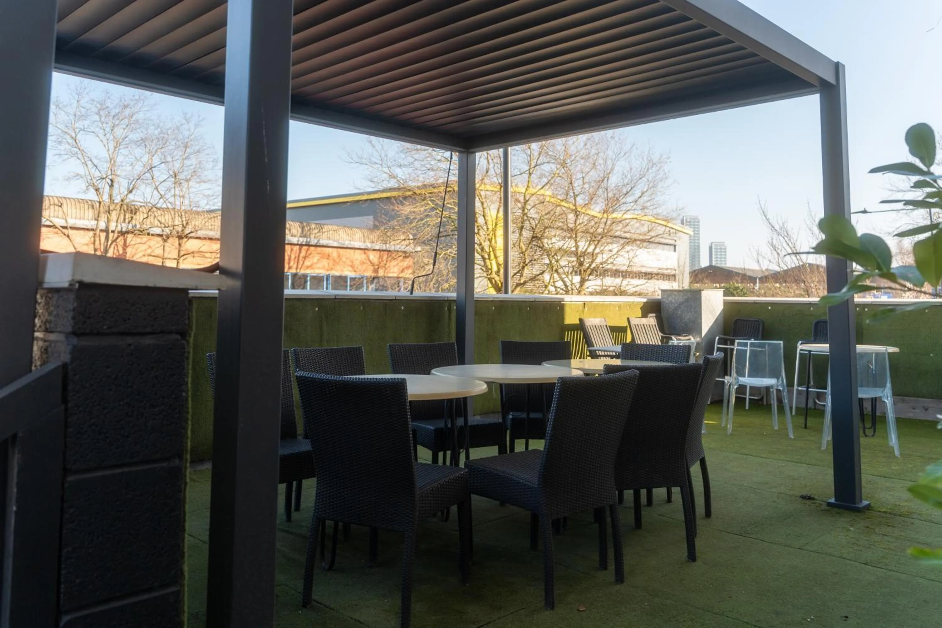 Patio in Abbey Point Hotel