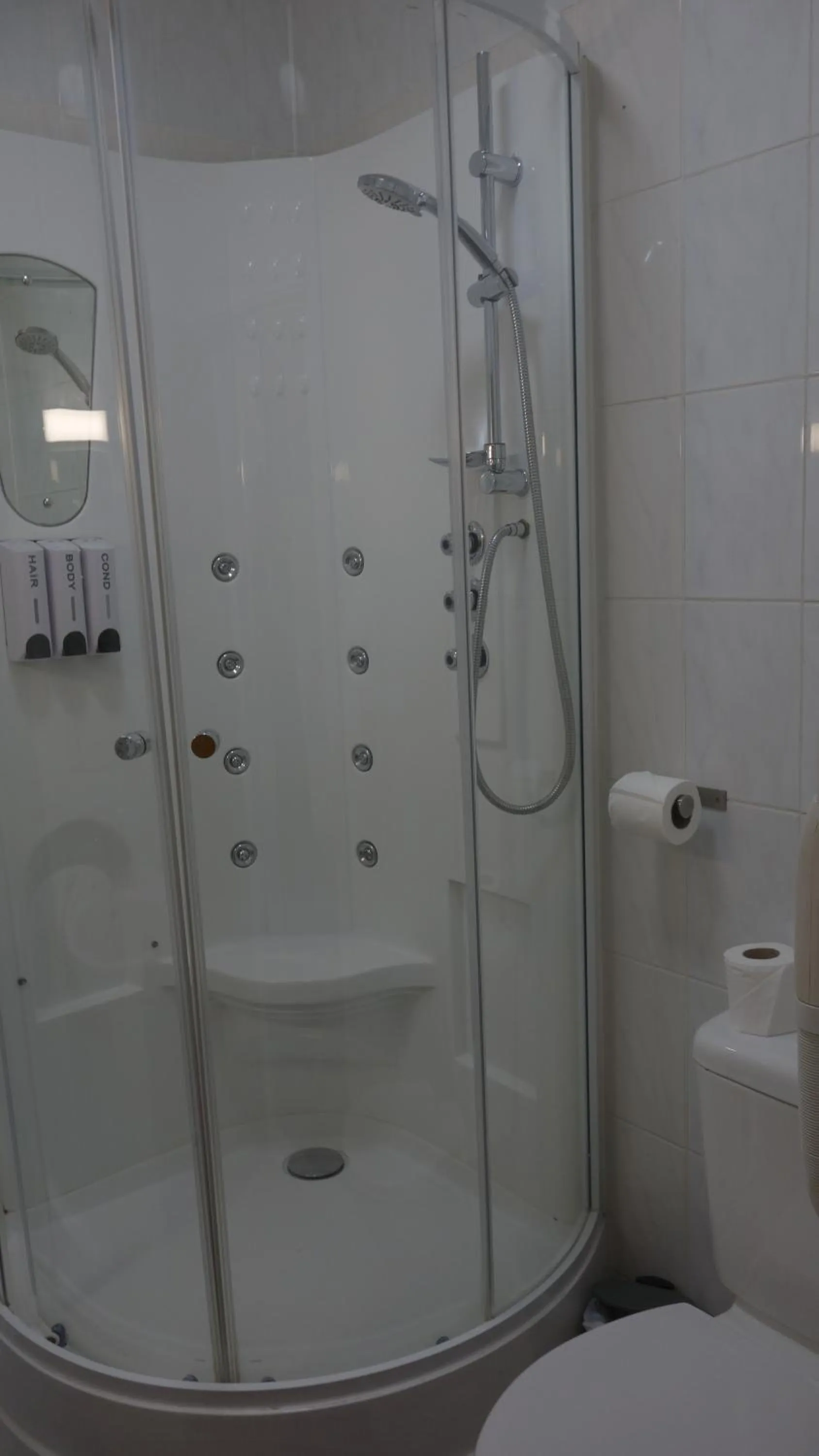 Shower in Abbey Point Hotel