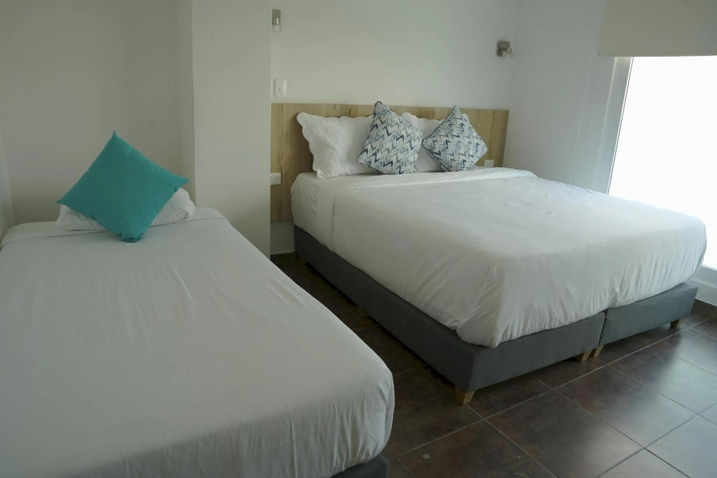 Bed in Hotel Caribbean Cartagena