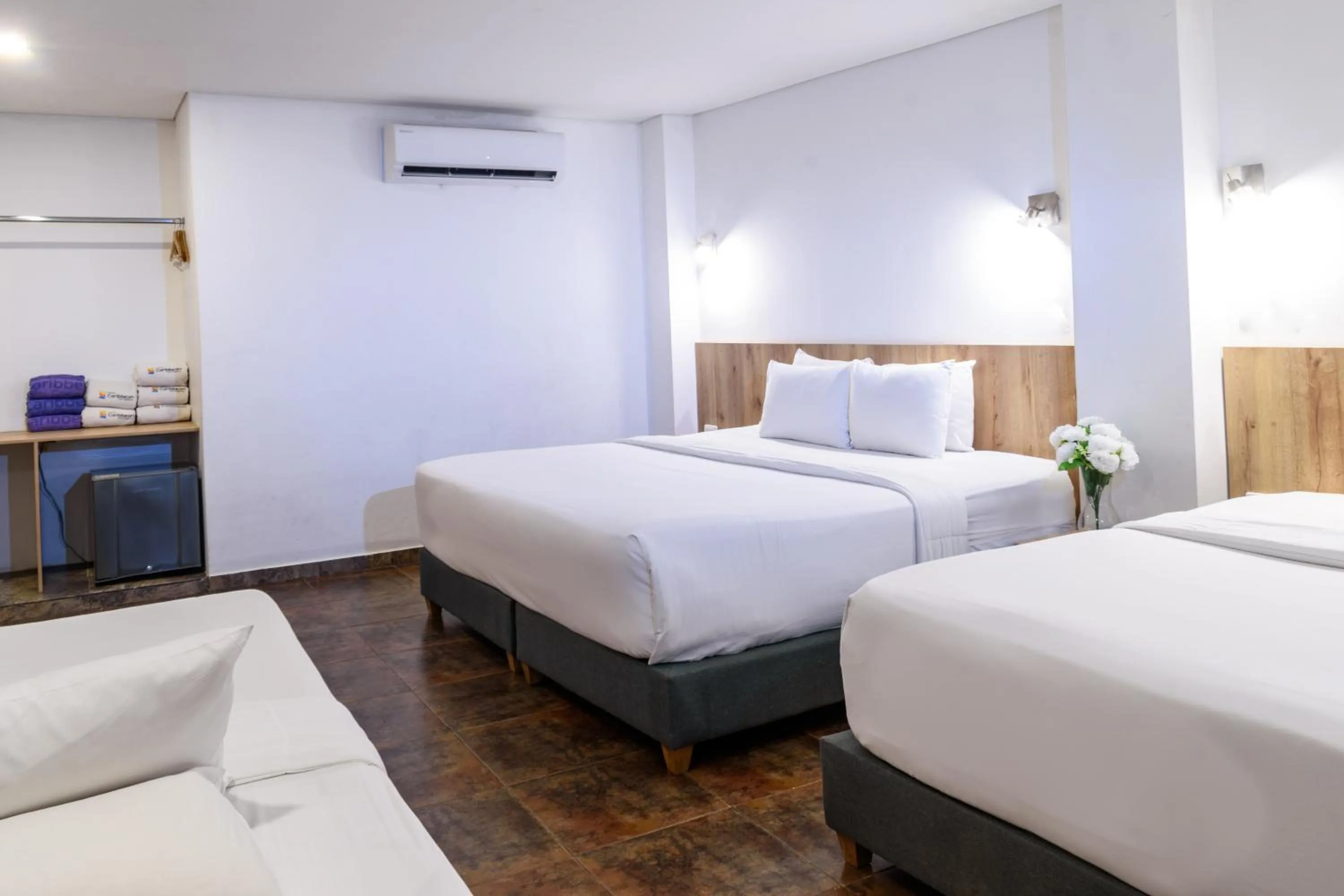 Bed in Hotel Caribbean Cartagena