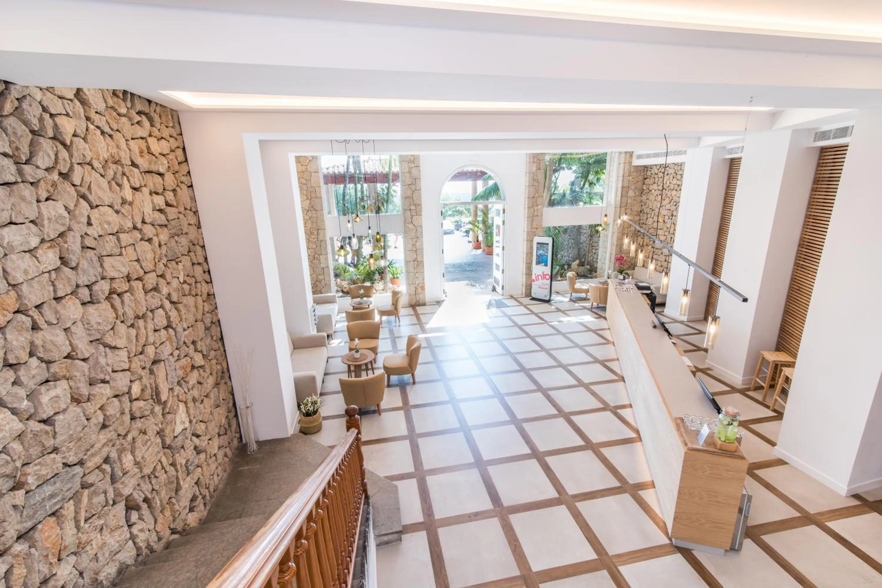 Lobby or reception in Hotel Na Taconera