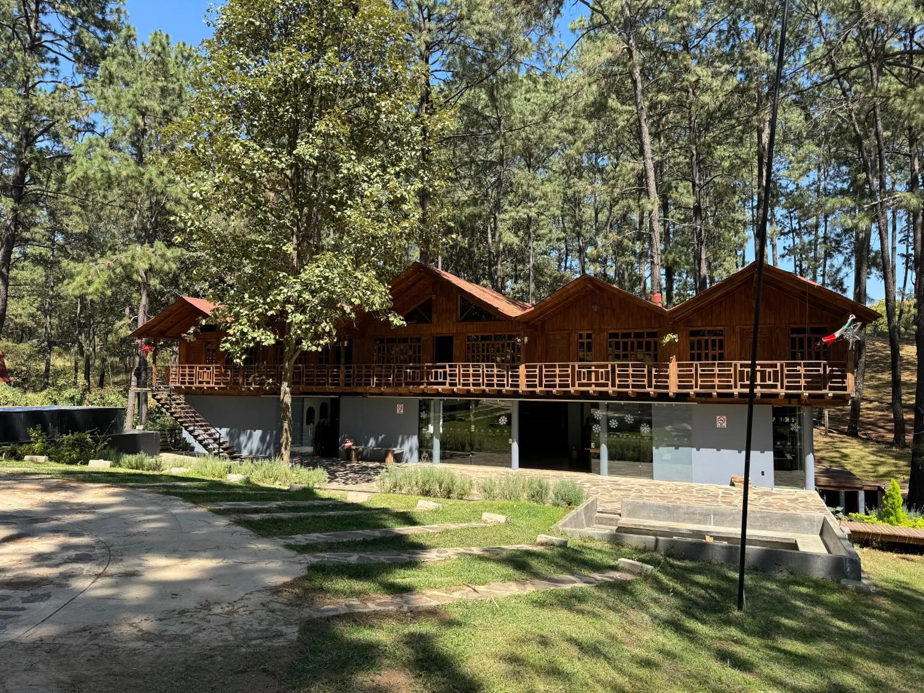 Garden in PINE TREE Mazamitla Hotel Boutique & Cabañas
