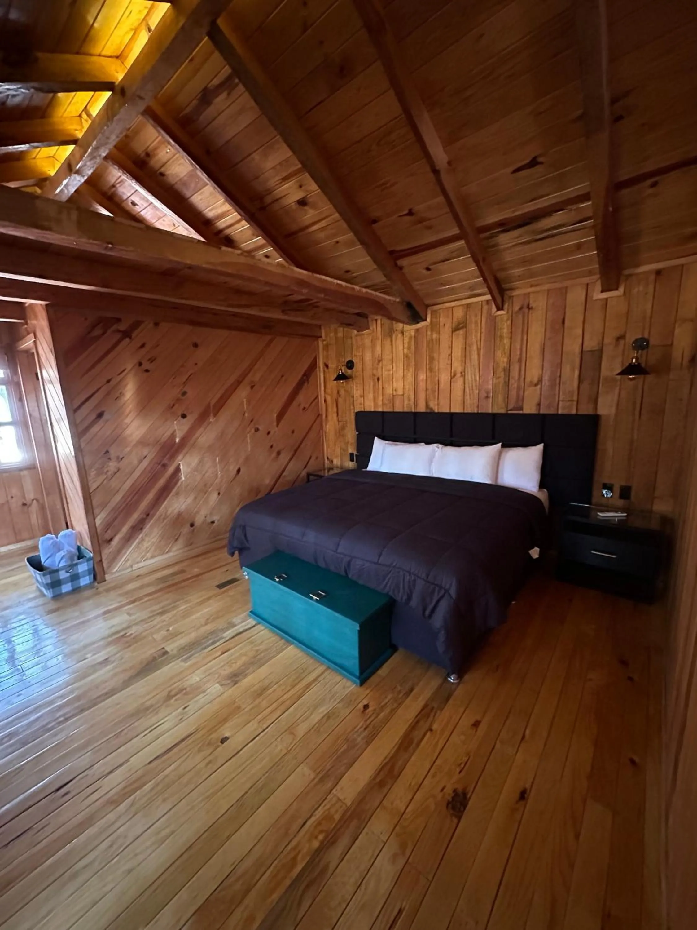 Photo of the whole room, Bed in PINE TREE Mazamitla Hotel Boutique & Cabañas