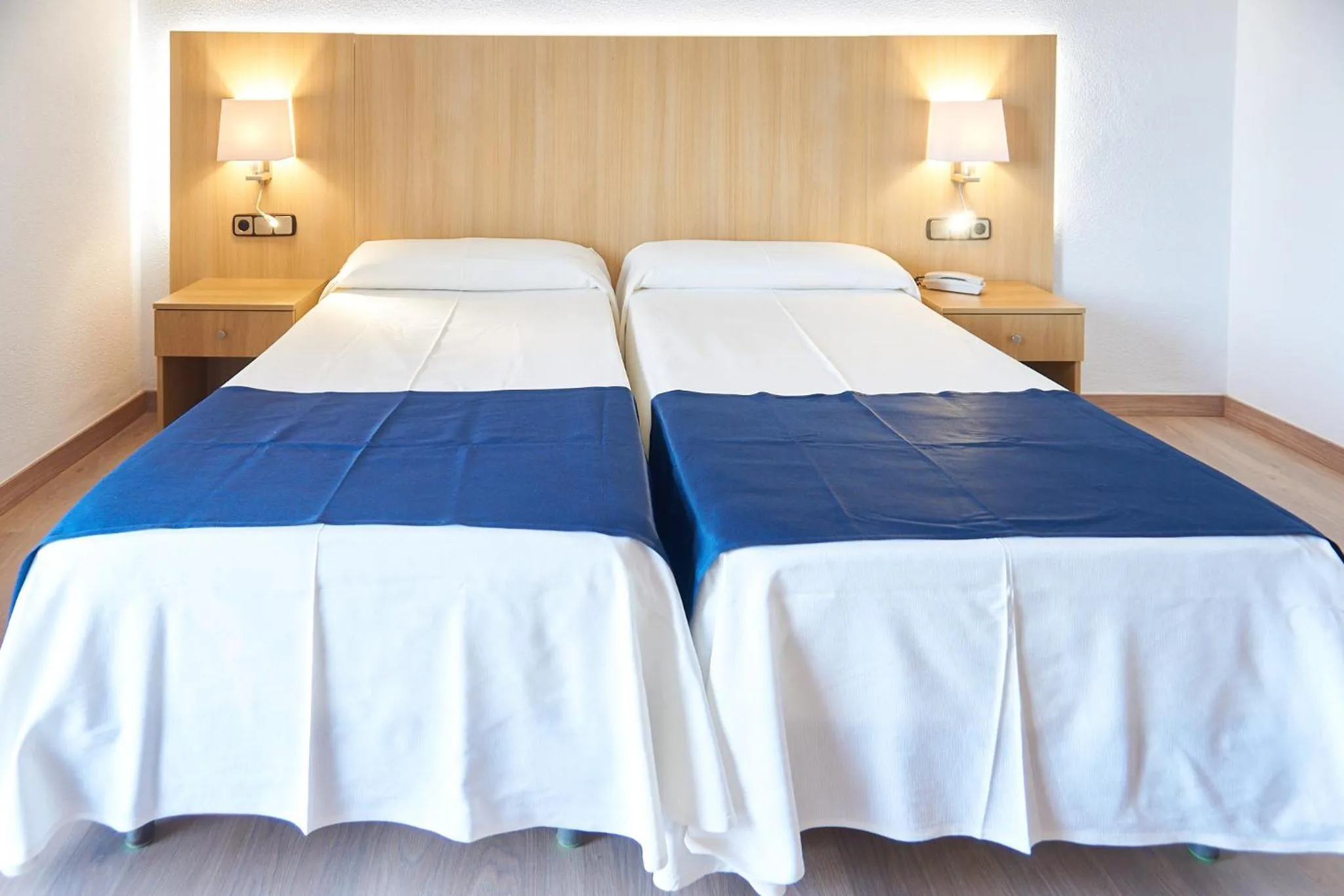 Bed in Nautilus Hotel