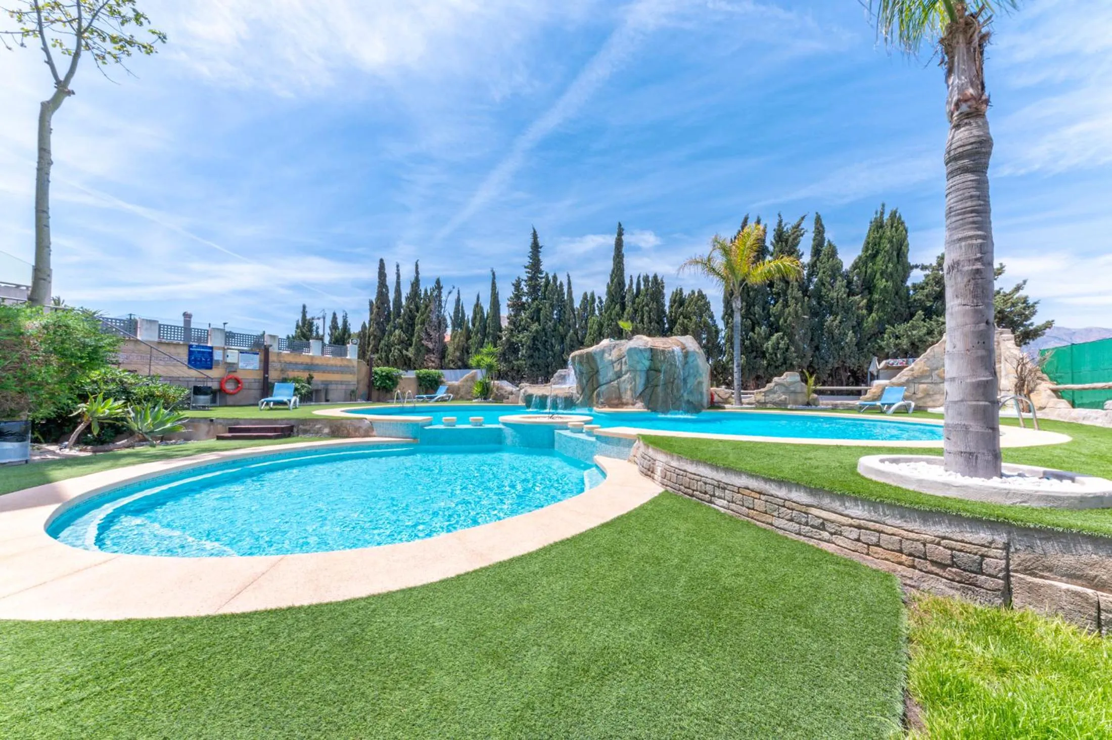 Pool view in Hotel Rober Palas