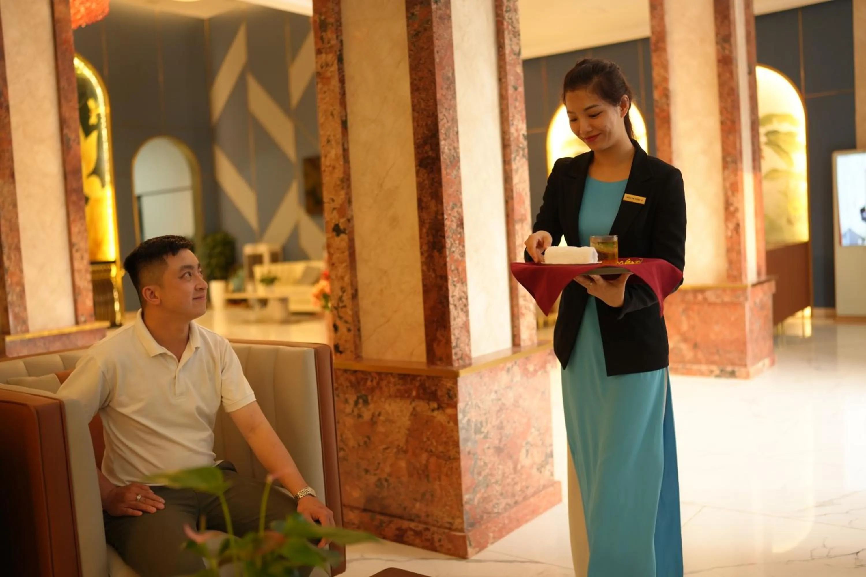 Staff in Pleiku Hotel by Gia Lai Tourist