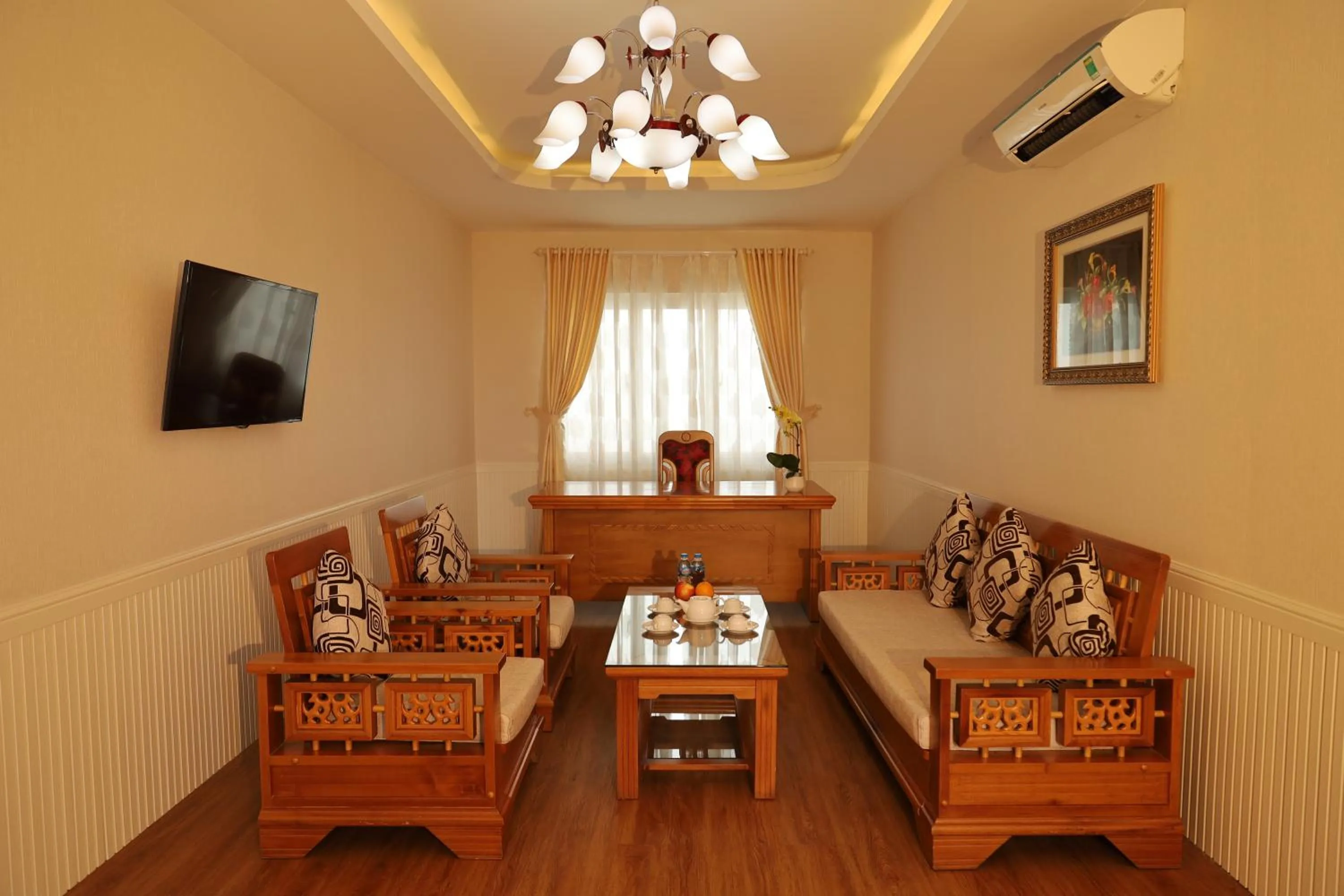 Seating area in Pleiku Hotel by Gia Lai Tourist