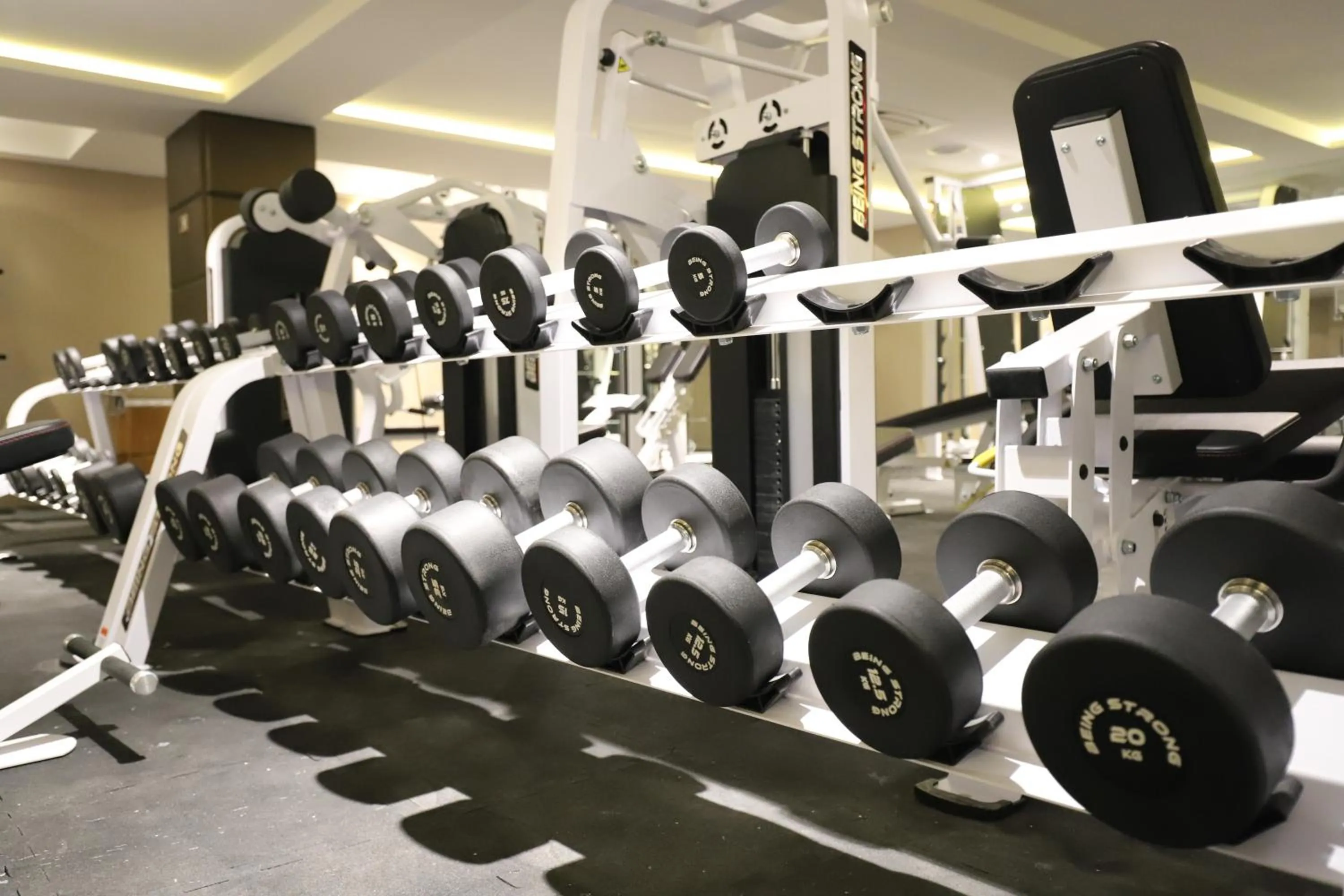Fitness centre/facilities in The Pristine Hotel
