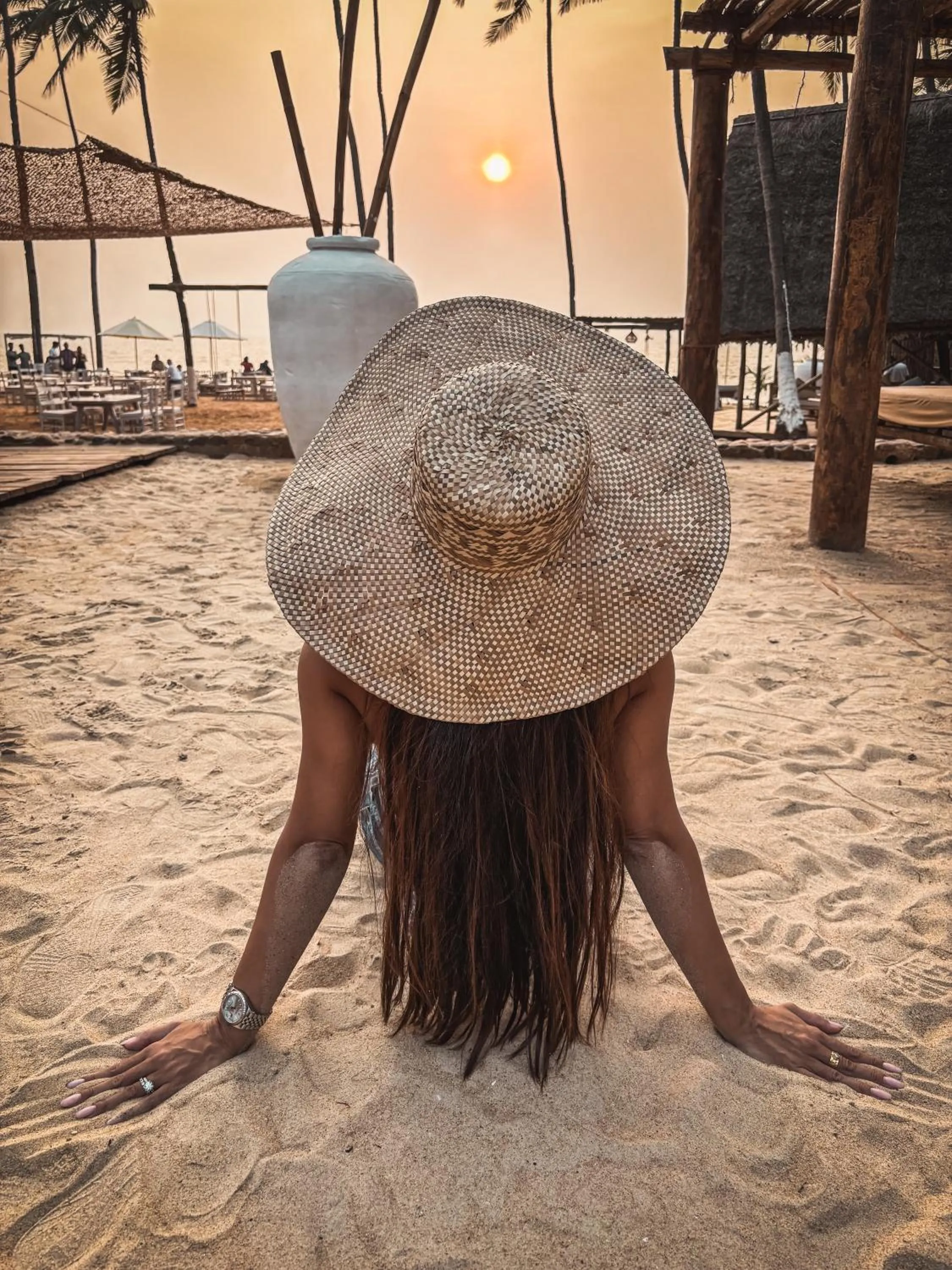 Sunset in Thalassa Beach Boutique Resort