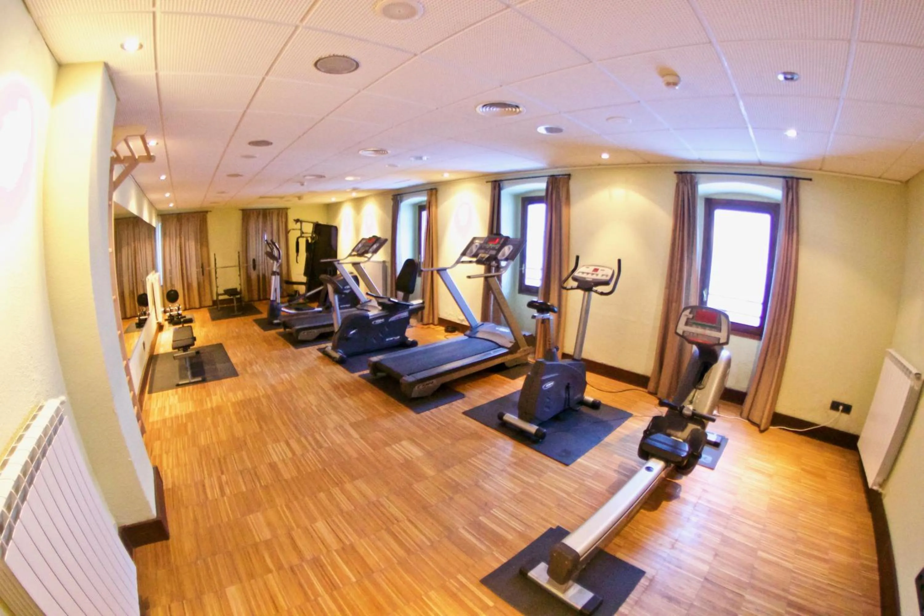 Fitness centre/facilities in Hotel Santa Cristina Petit Spa