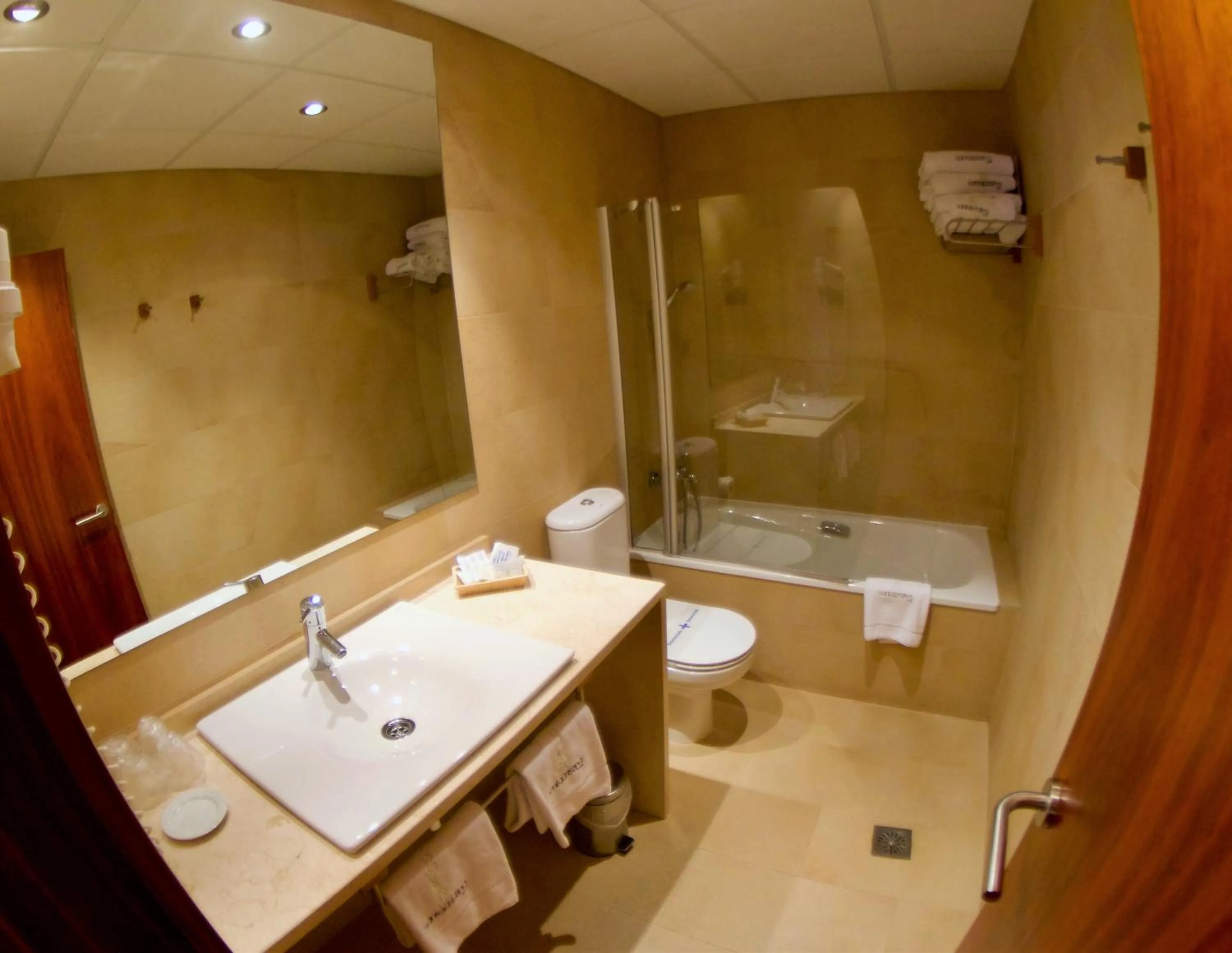 Bathroom in Hotel Santa Cristina Petit Spa