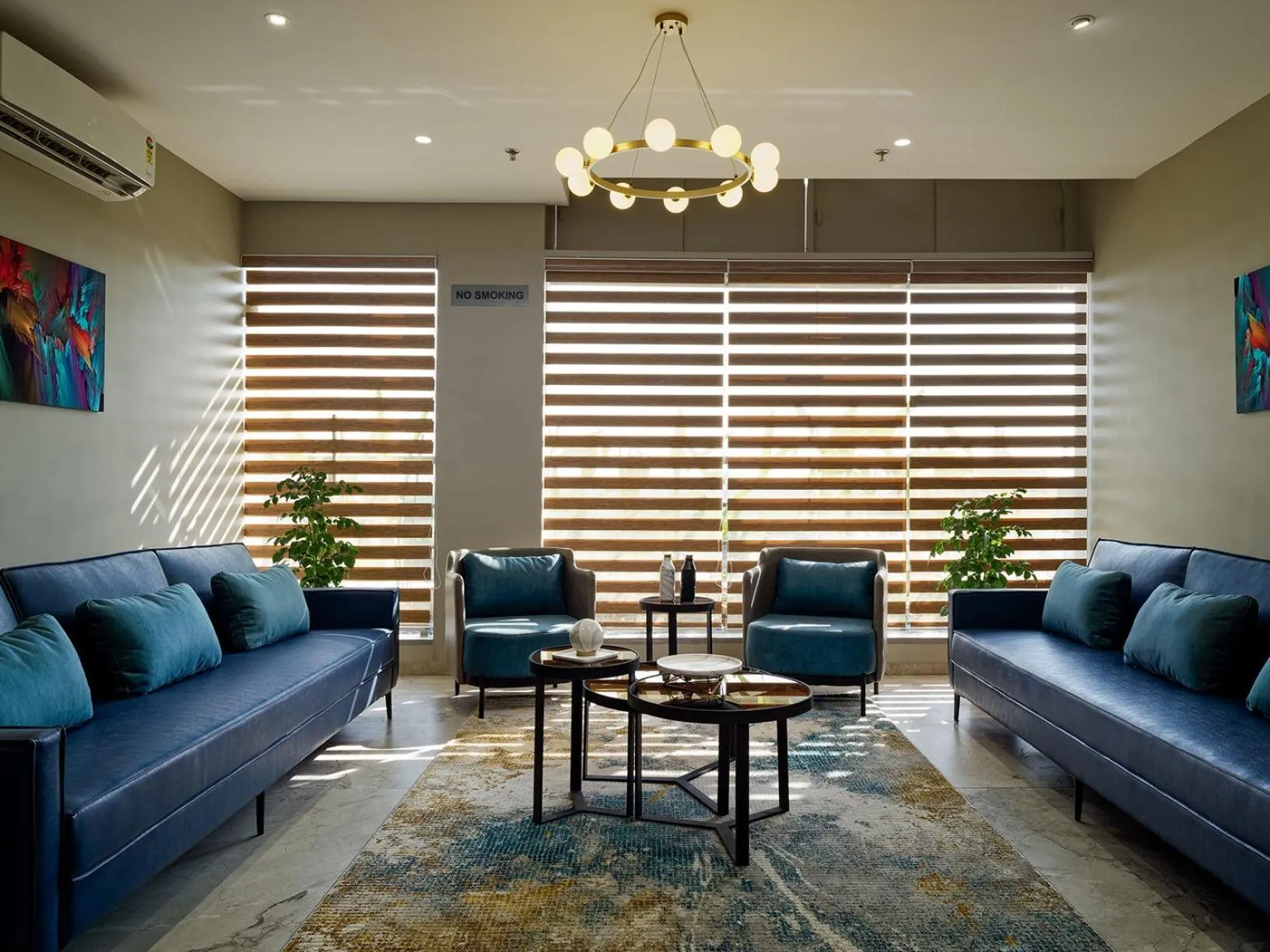 Living room in Hotel Akruti, Nanded