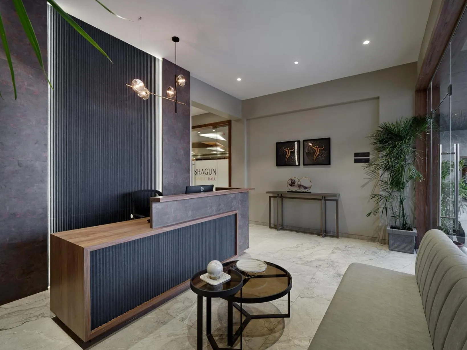 Lobby or reception in Hotel Akruti, Nanded