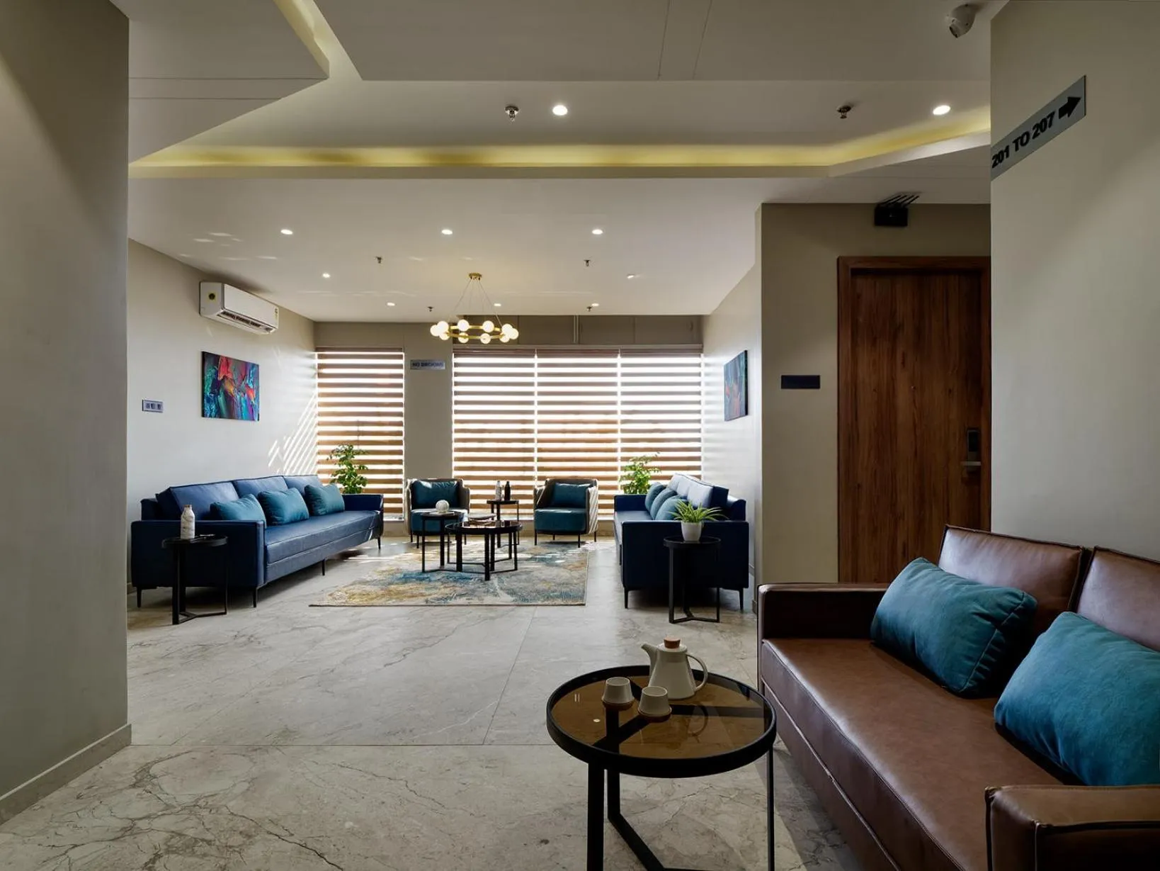 Lobby or reception in Hotel Akruti, Nanded