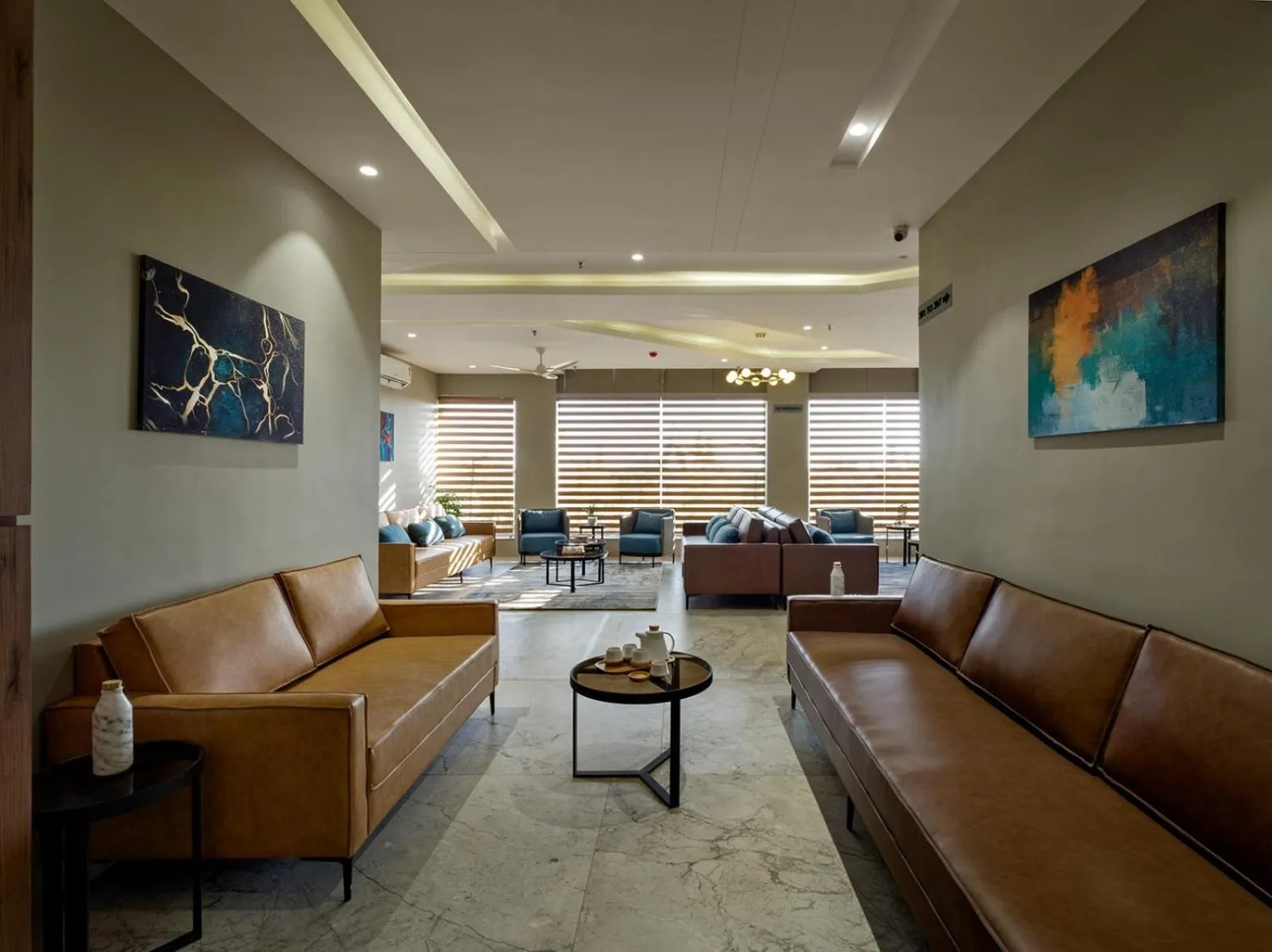 Lobby or reception in Hotel Akruti, Nanded