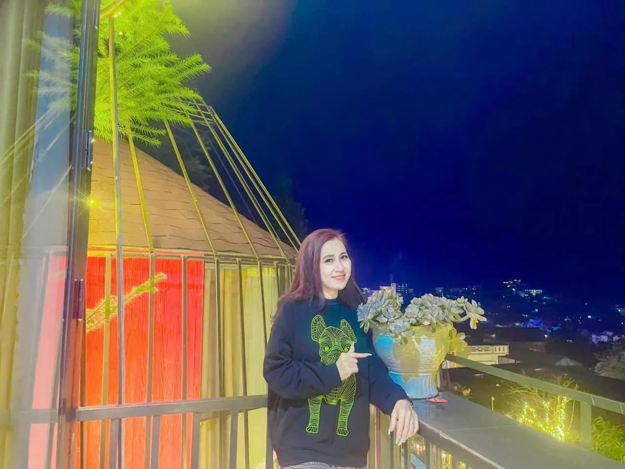 Balcony/Terrace in Plum Homestay Đồng Văn