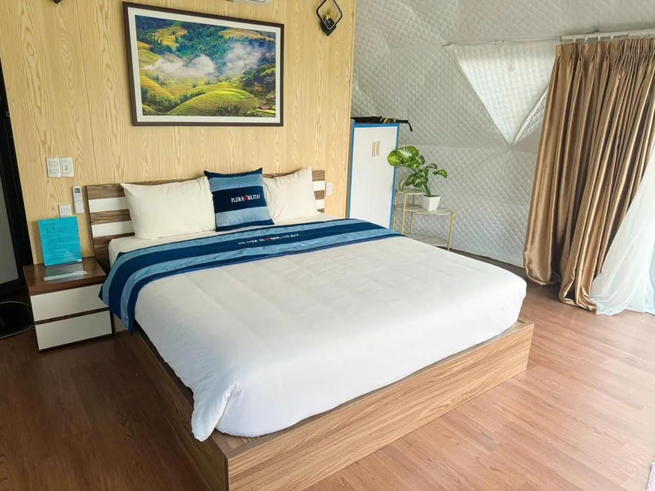 Bed in Plum Homestay Đồng Văn