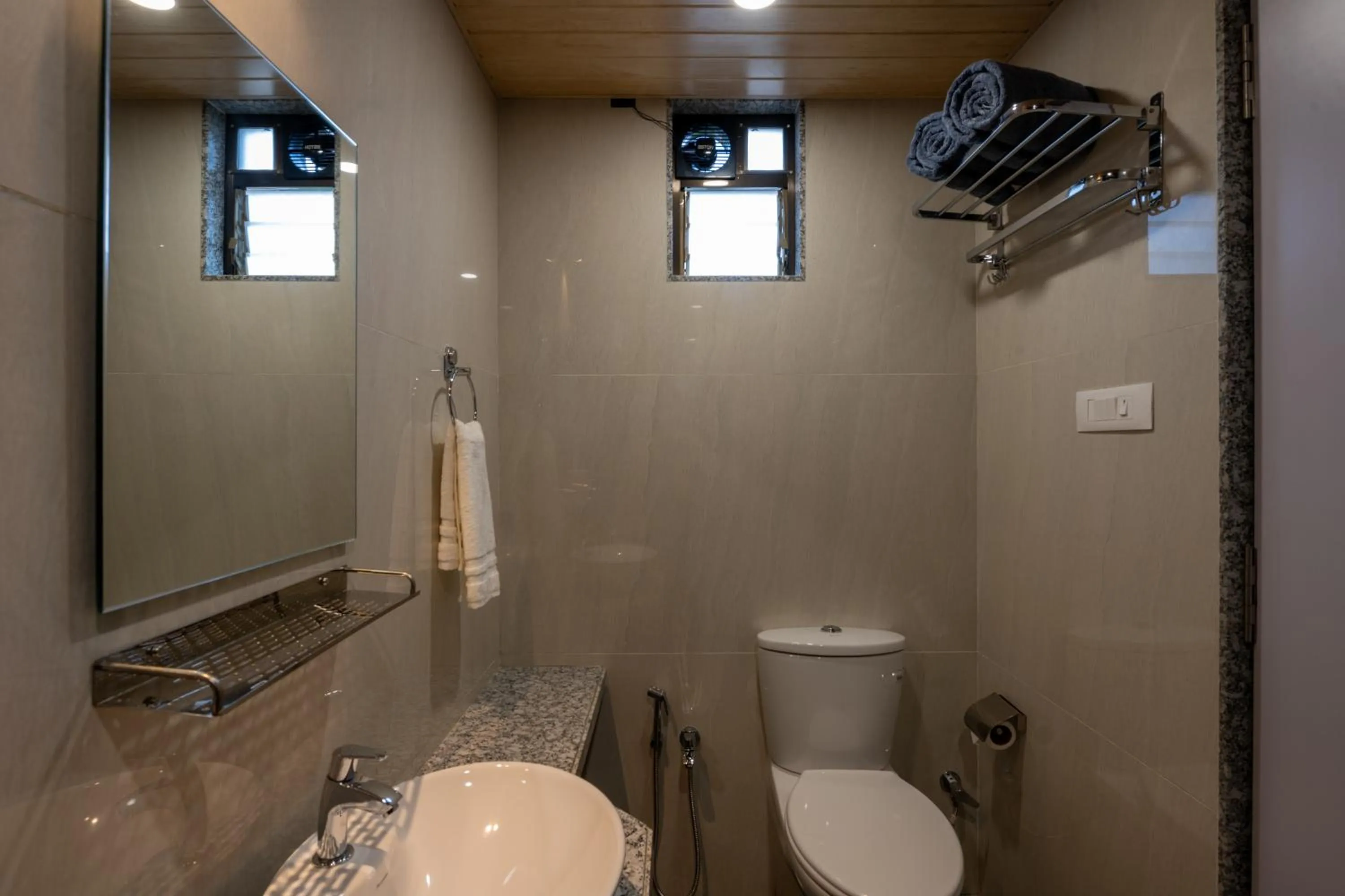 Bathroom in HillRock Resort & Villas, Neral-Karjat