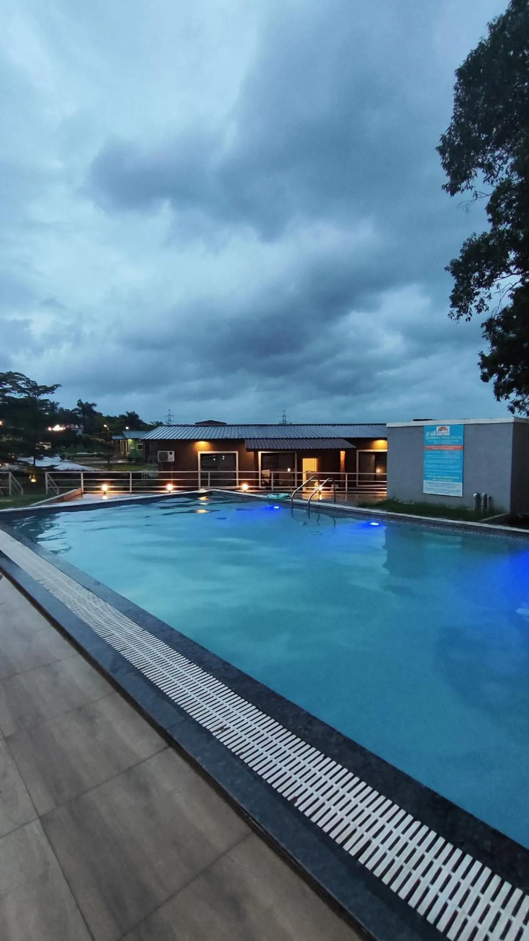 Swimming pool in HillRock Resort & Villas, Neral-Karjat