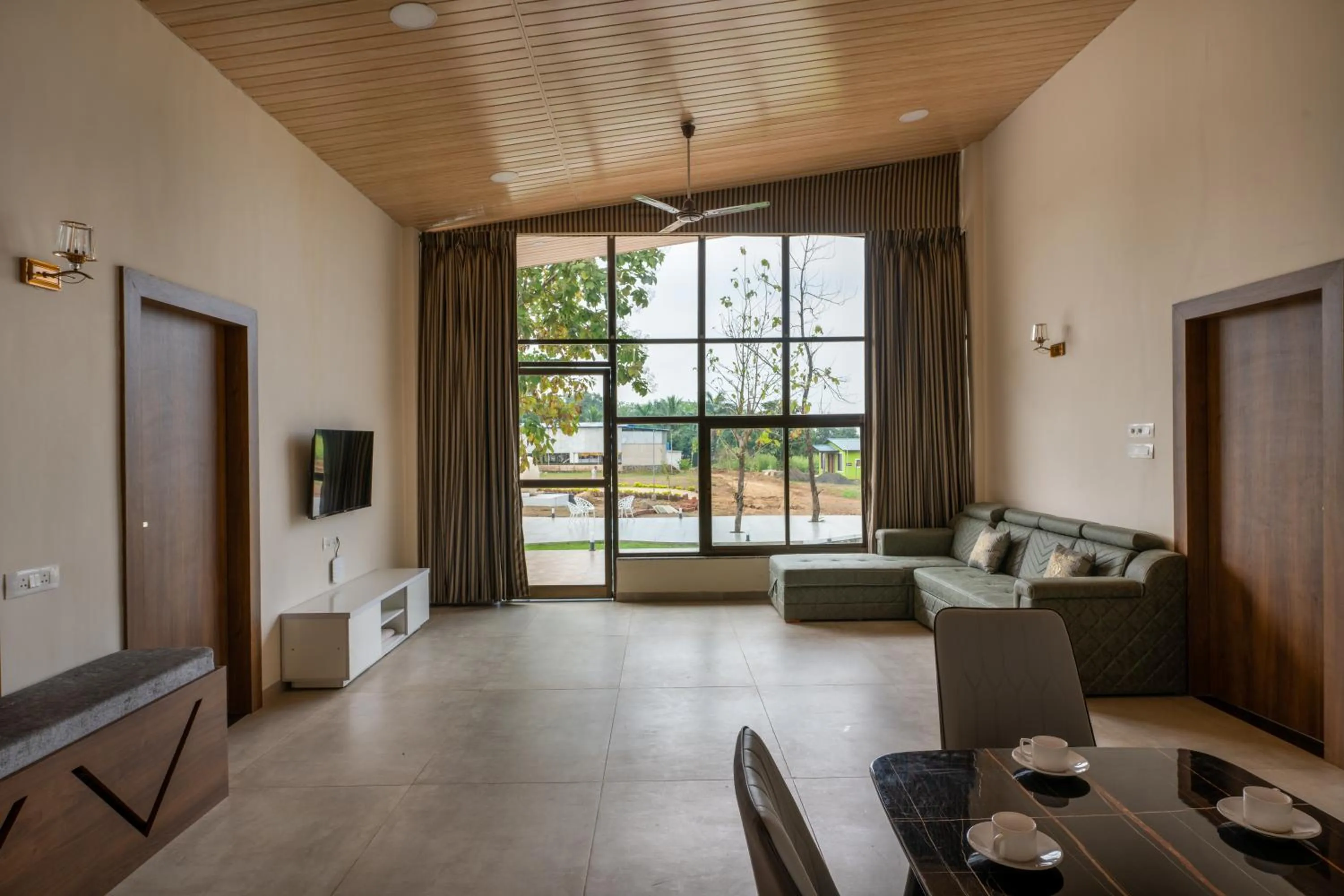 Living room in HillRock Resort & Villas, Neral-Karjat
