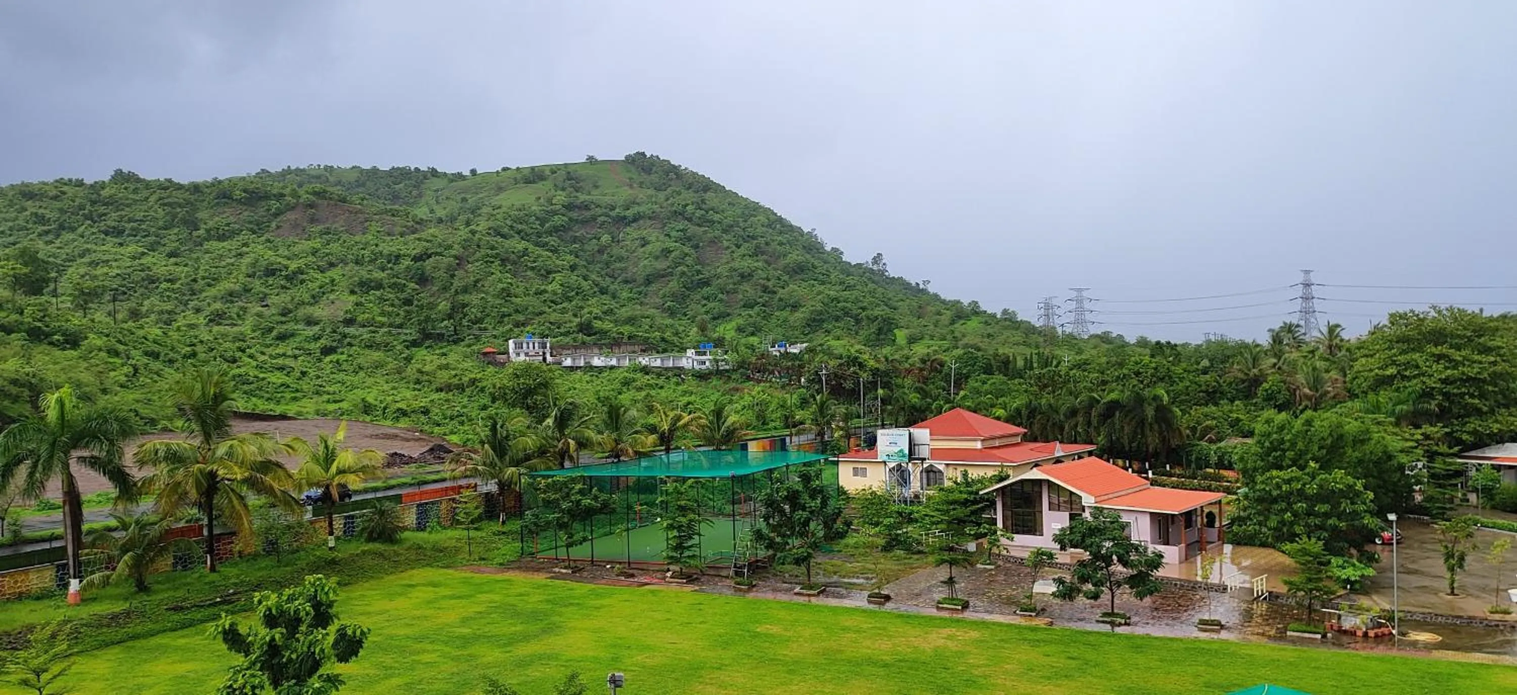 Mountain view in HillRock Resort & Villas, Neral-Karjat