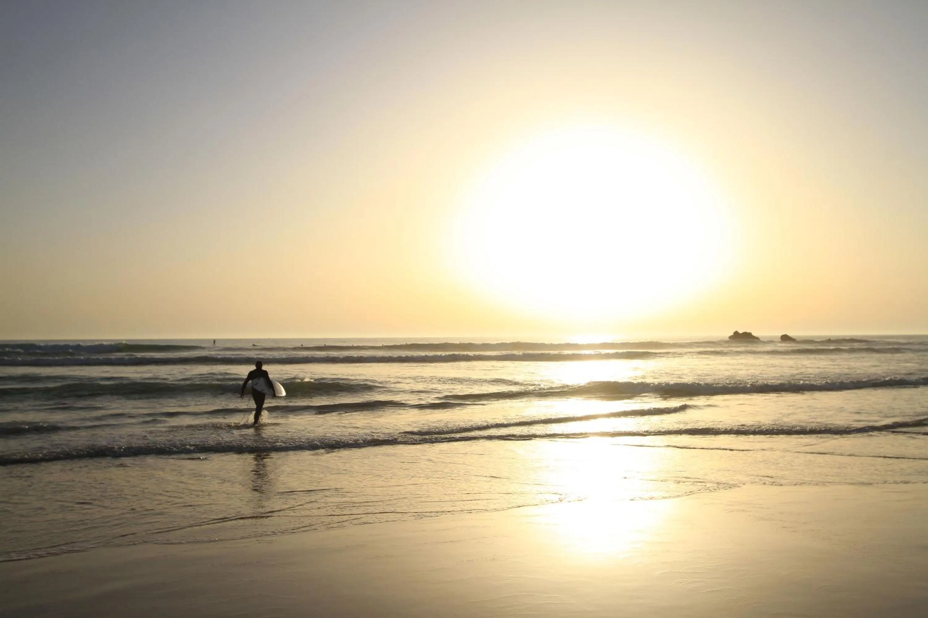 Beach in Garbí Costa Luz