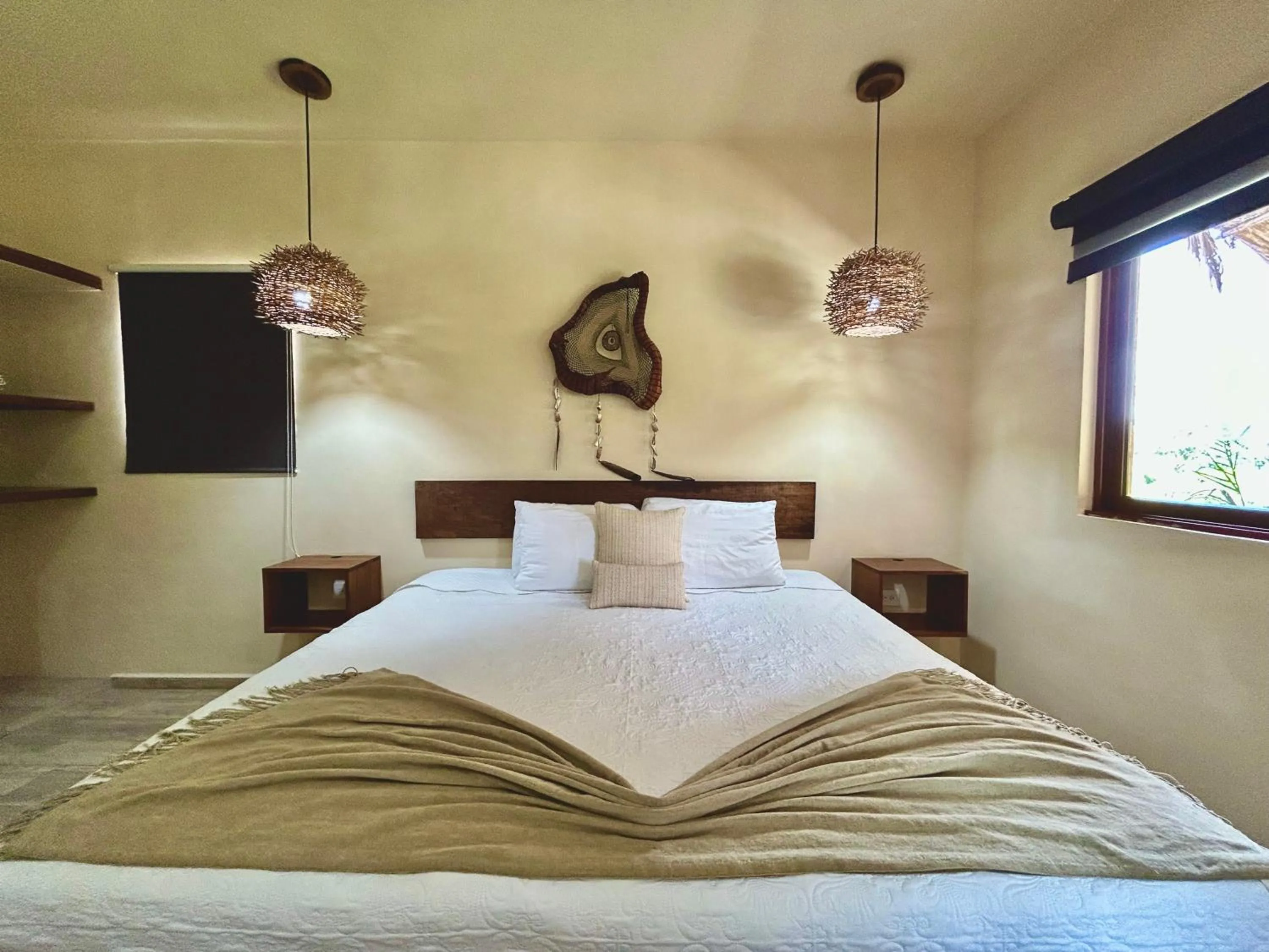 Bed in Aldea Xaan Ha Tulum