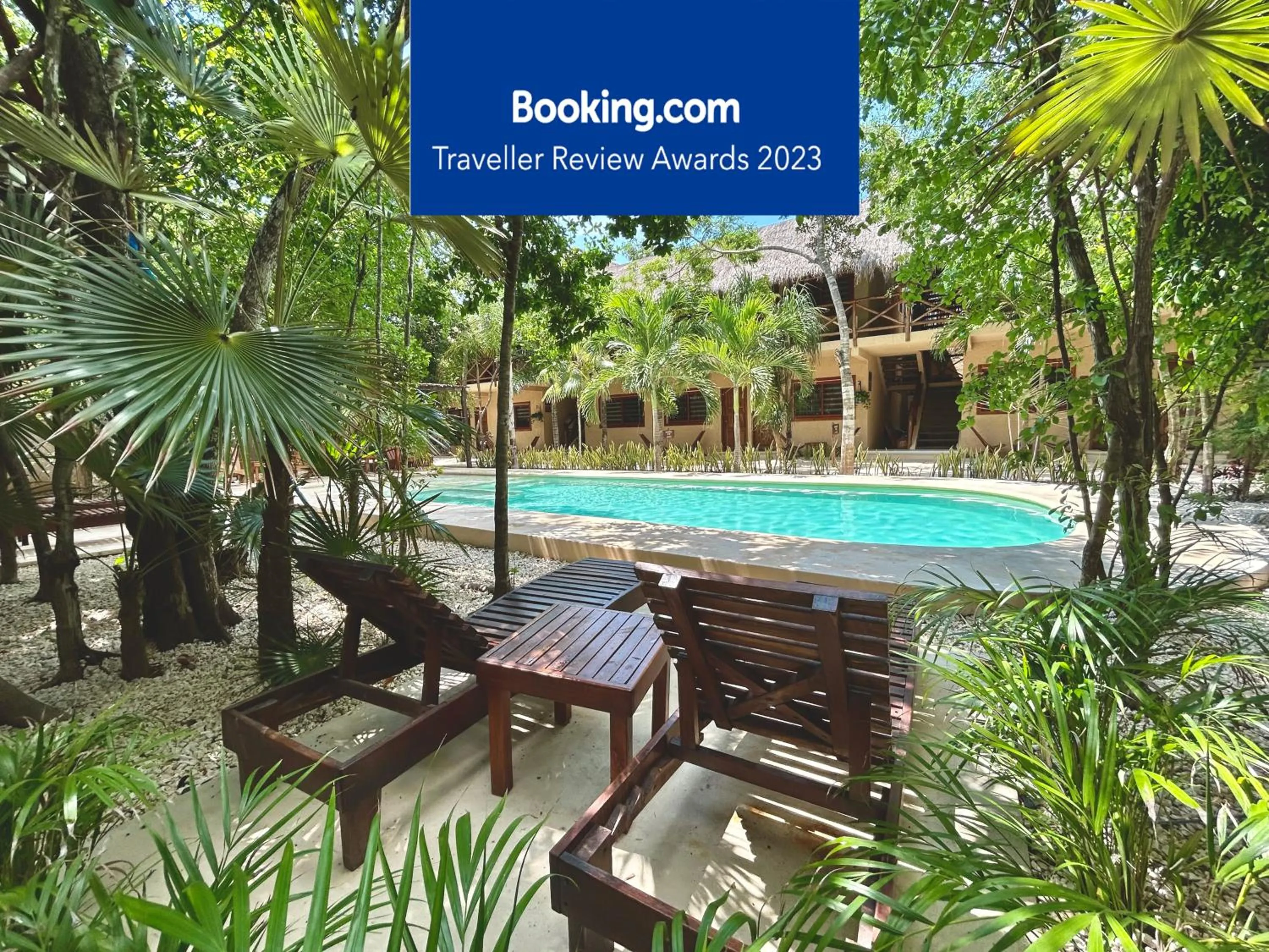 Pool view in Aldea Xaan Ha Tulum