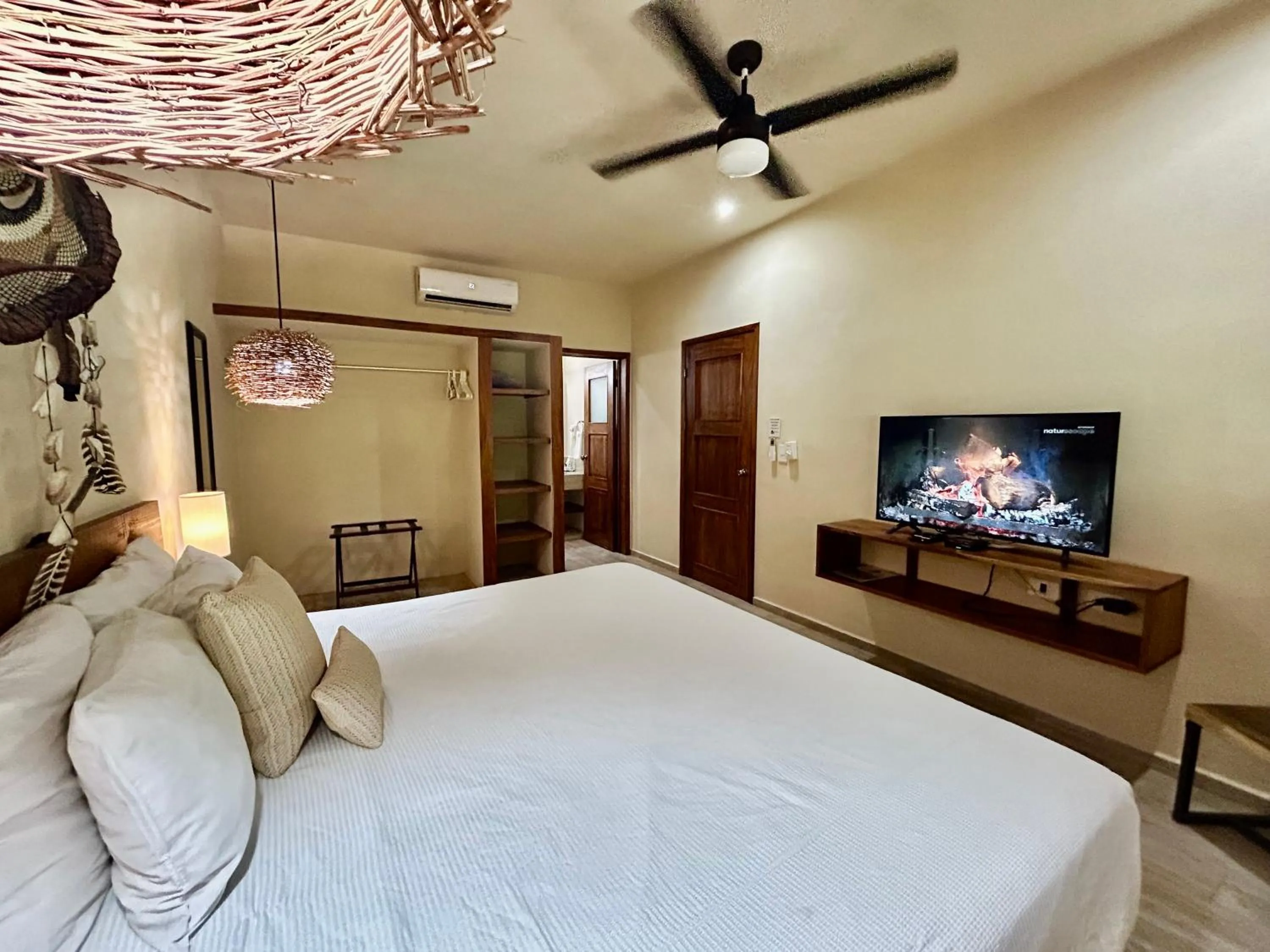 Bed in Aldea Xaan Ha Tulum