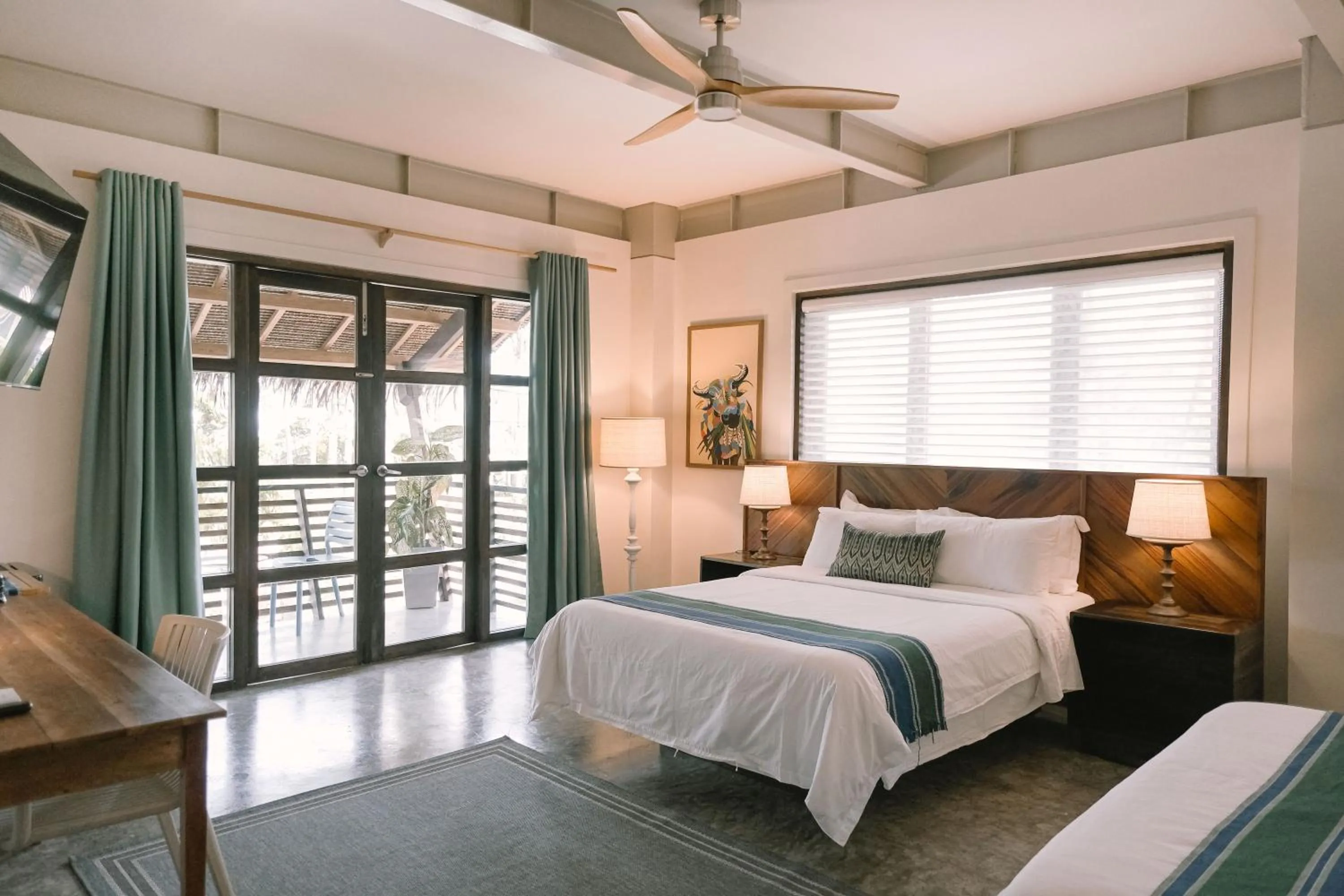 Bed in Kaimana Resort Siargao