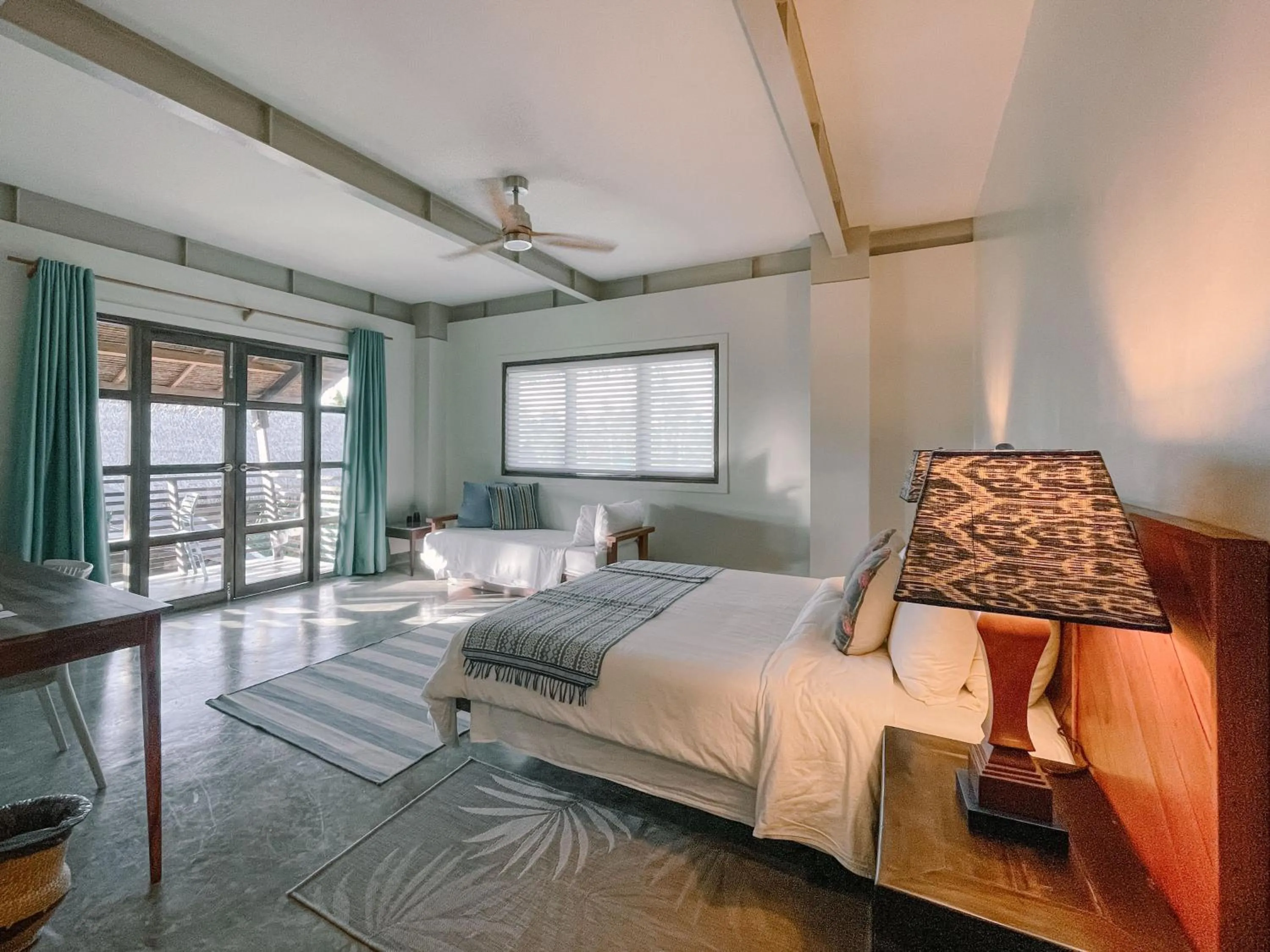 Bed in Kaimana Resort Siargao