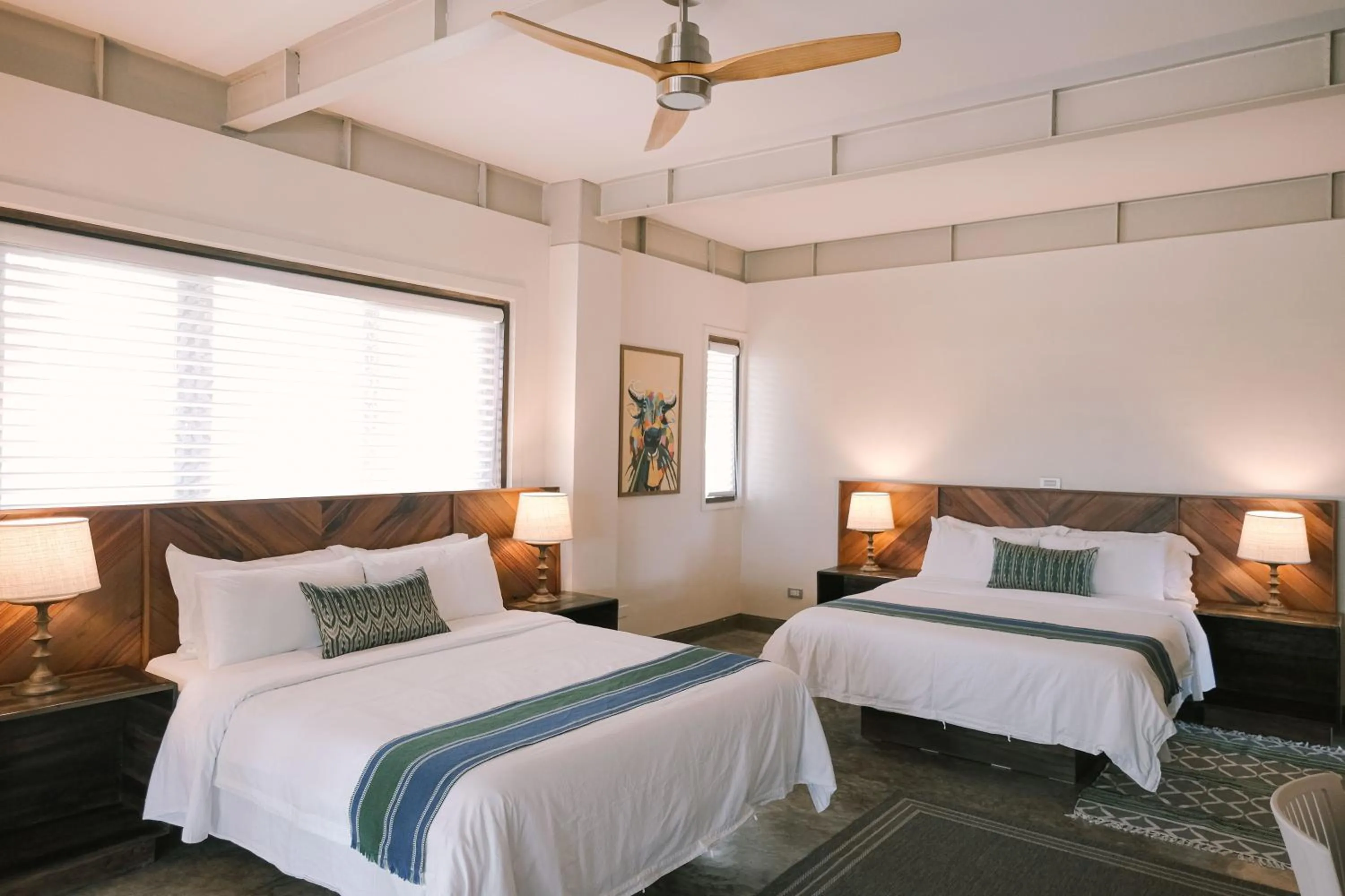 Bed in Kaimana Resort Siargao
