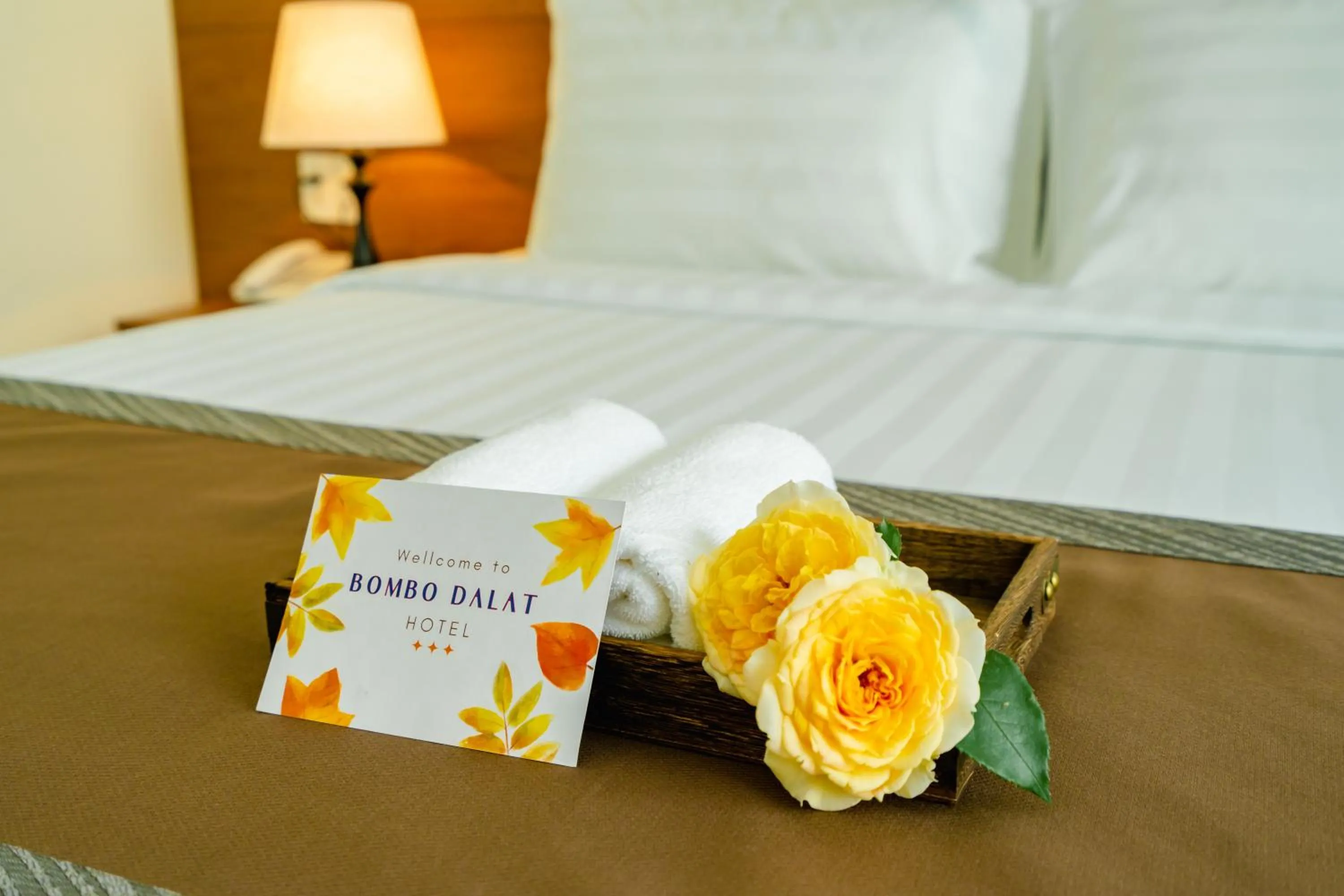 Bed in Bombo DaLat Hotel